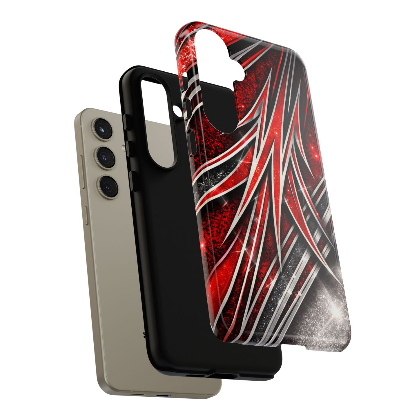 Mini Truck Inspired Pinstripe Graphic Heavy Duty Phone Case