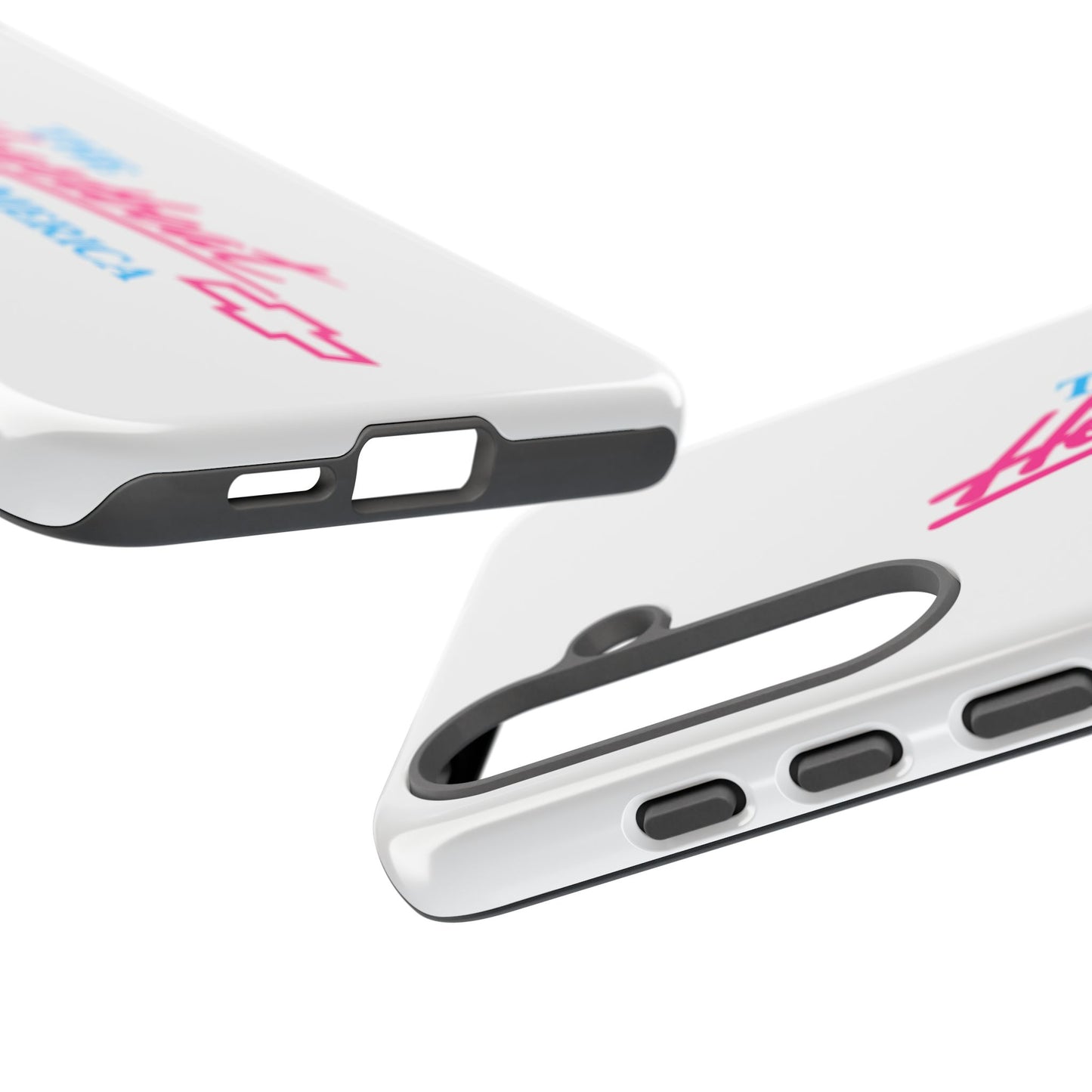 White  “The Heartbeat of America” Retro Chevy Logo, Slim Protective Cover