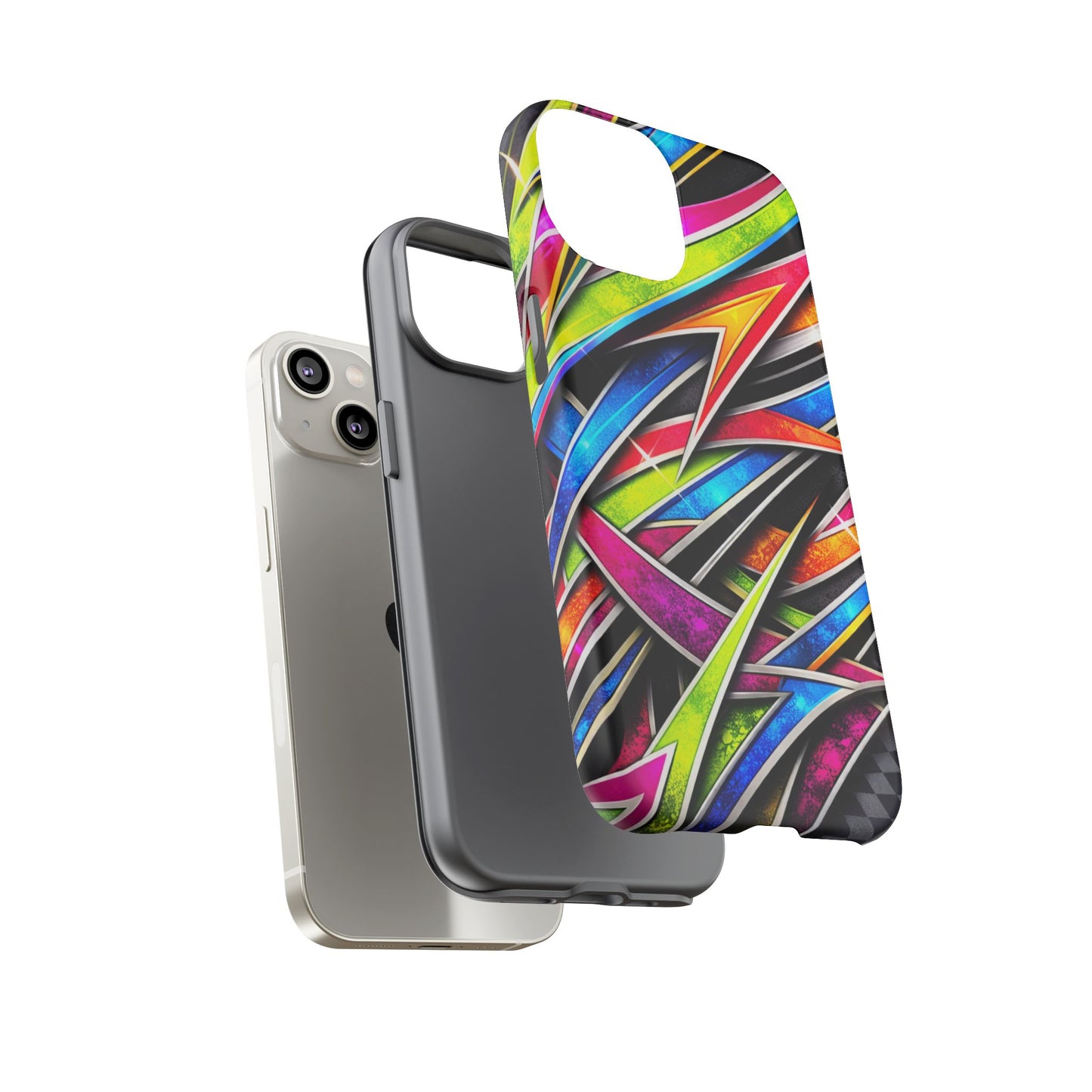 Minitruck Inspired Graphic Tough Phone Case – Impact Resistant