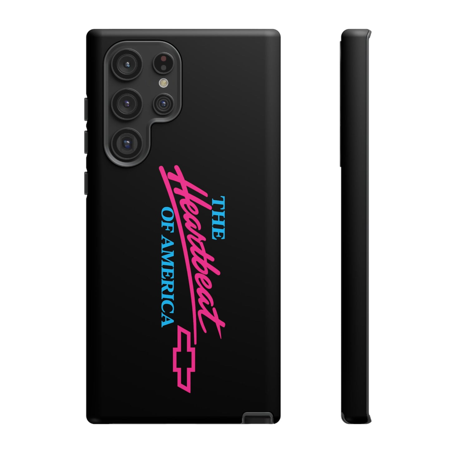 Phone Case — “The Heartbeat of America” Retro Chevy Logo, Slim Protective Cover