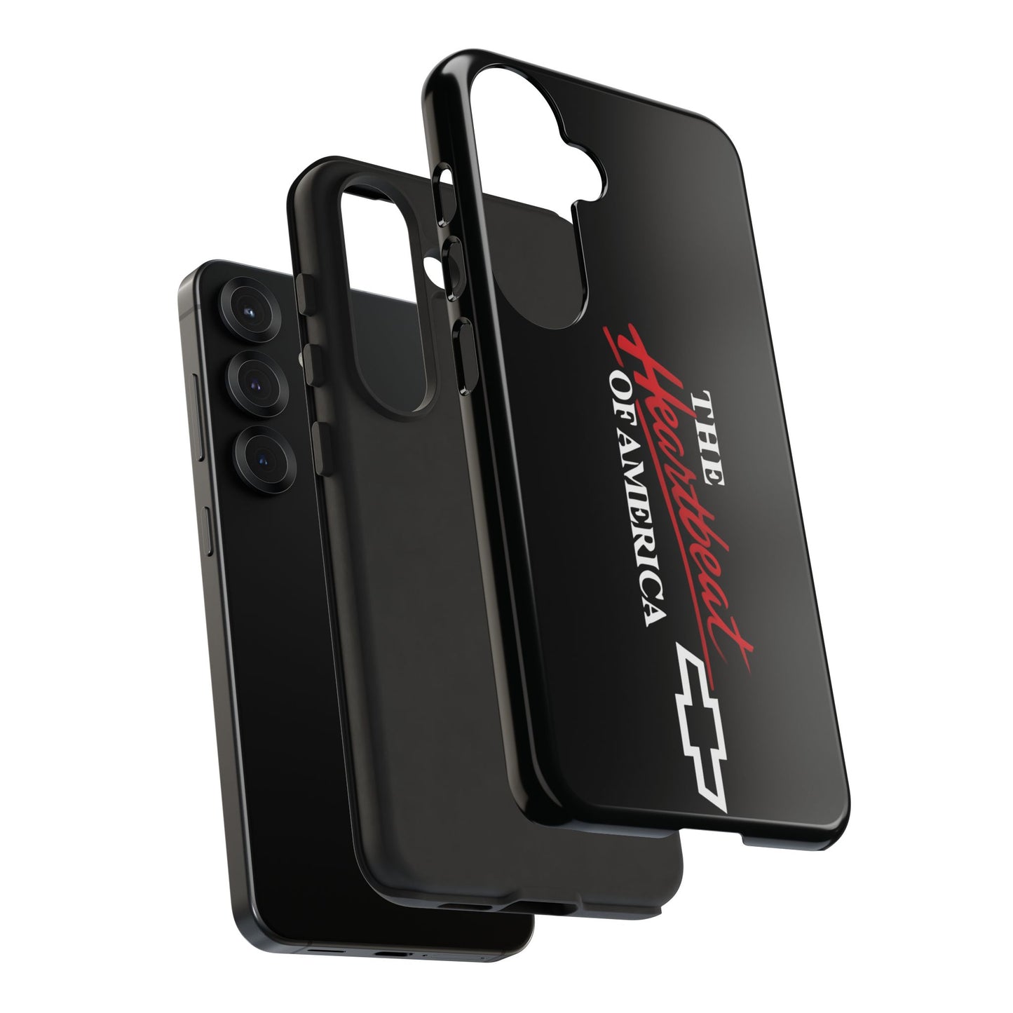 Chevy Phone Case, Tough Cases for Car Lovers, Vintage Style Cover, Heartbeat