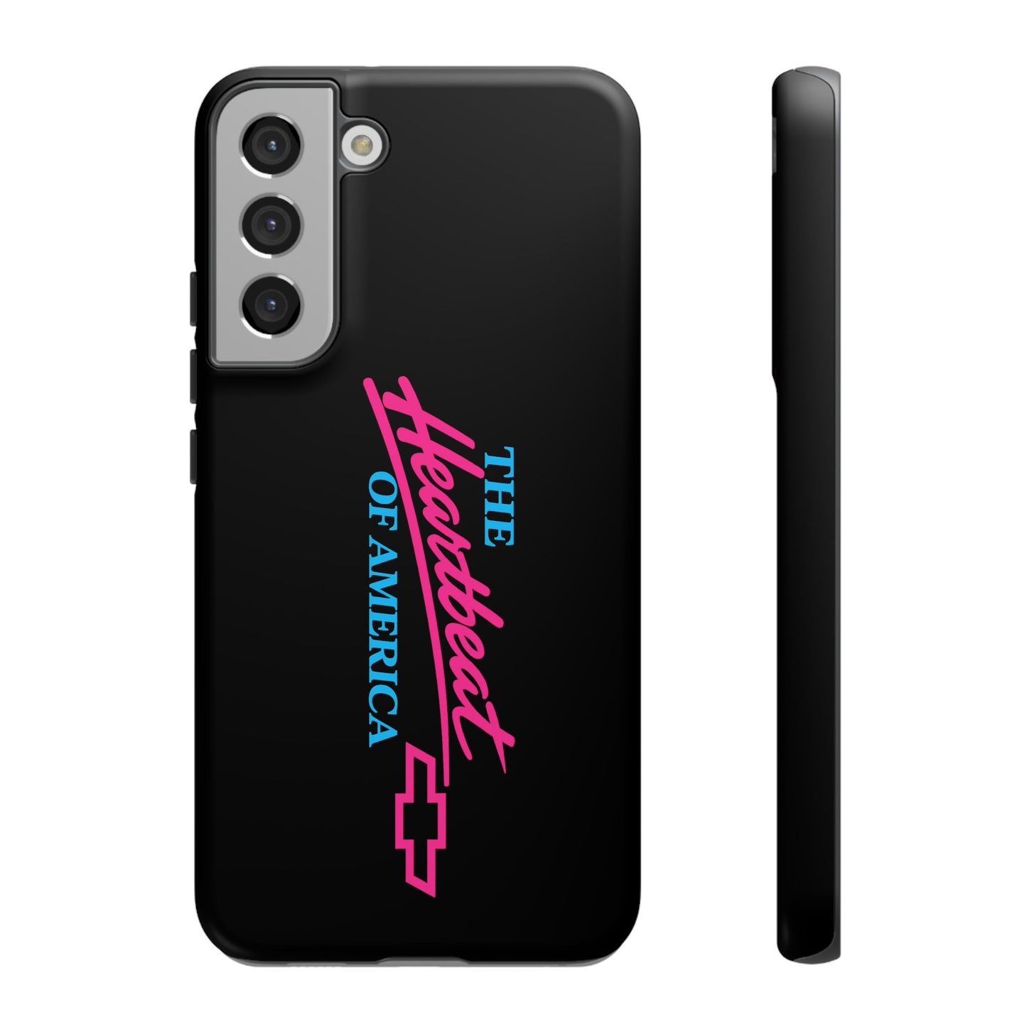 Phone Case — “The Heartbeat of America” Retro Chevy Logo, Slim Protective Cover