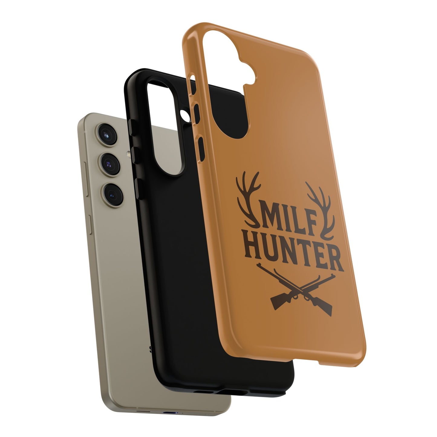 Phone Case, Funny Milf Hunter Design for Tough Cases, Rugged Protective Cover,