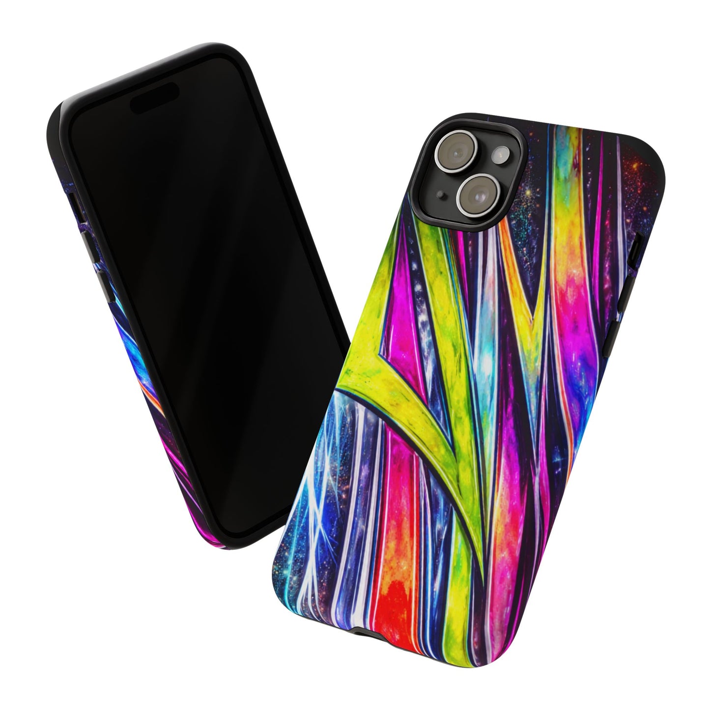 Neon Graffiti Phone Case | Tough Case, Vivid Abstract Street Art