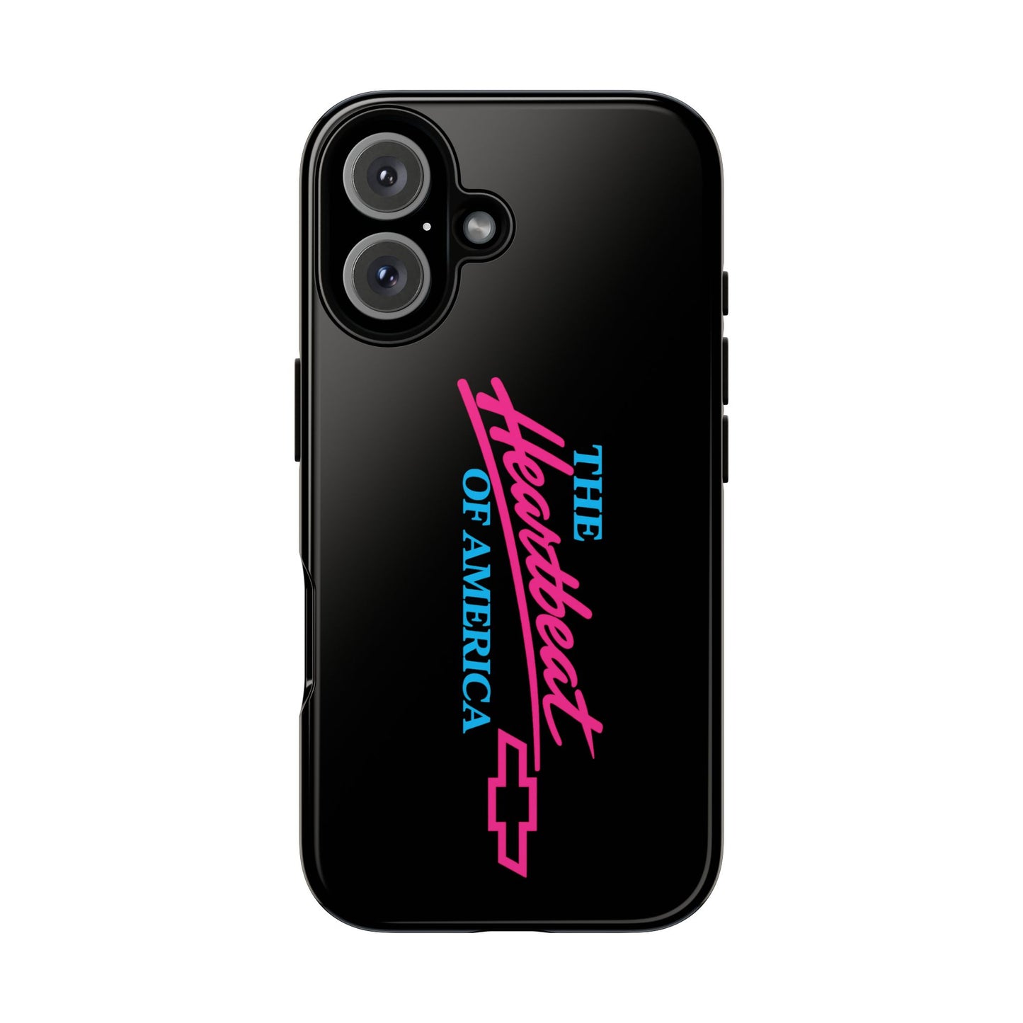 Phone Case — “The Heartbeat of America” Retro Chevy Logo, Slim Protective Cover