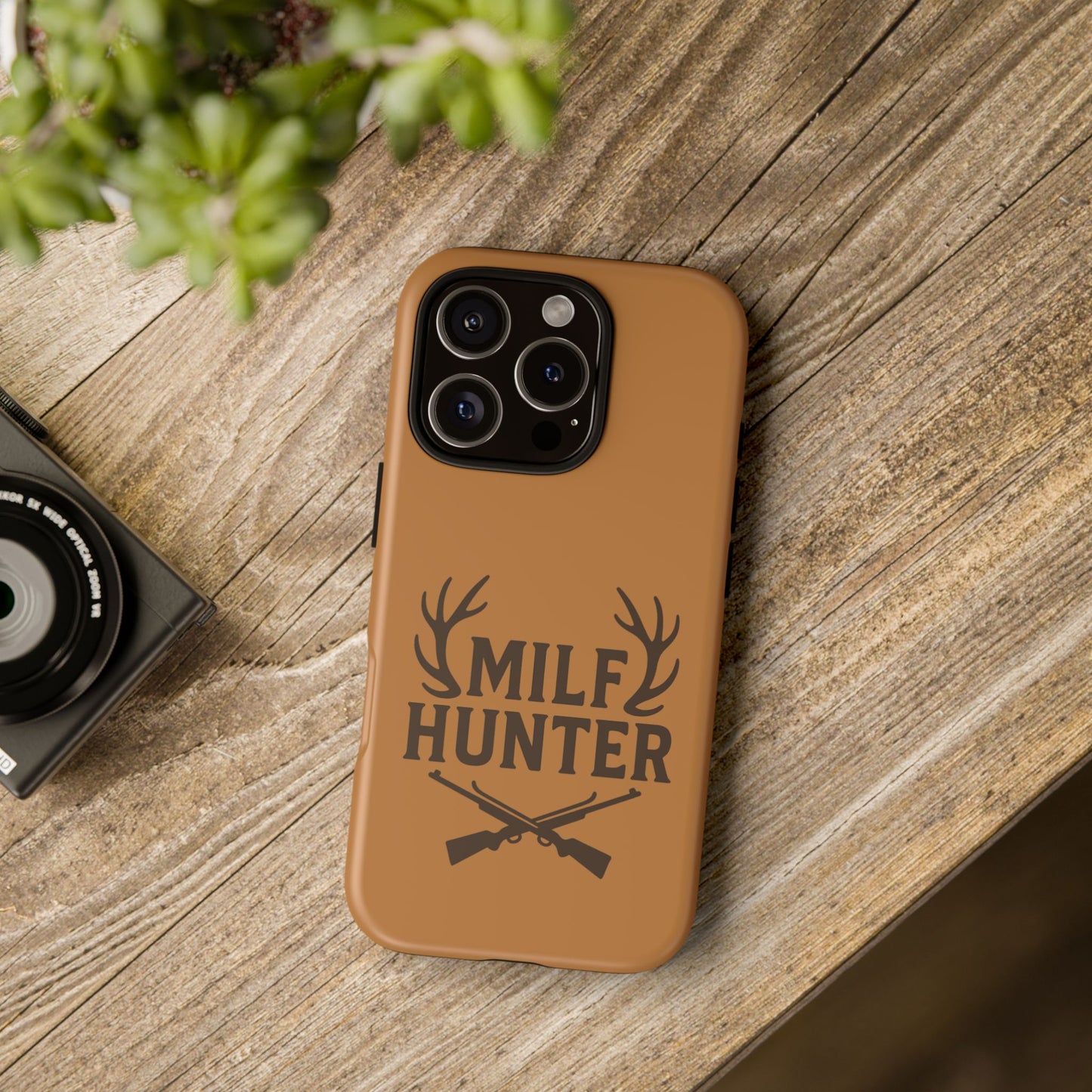 Phone Case, Funny Milf Hunter Design for Tough Cases, Rugged Protective Cover,