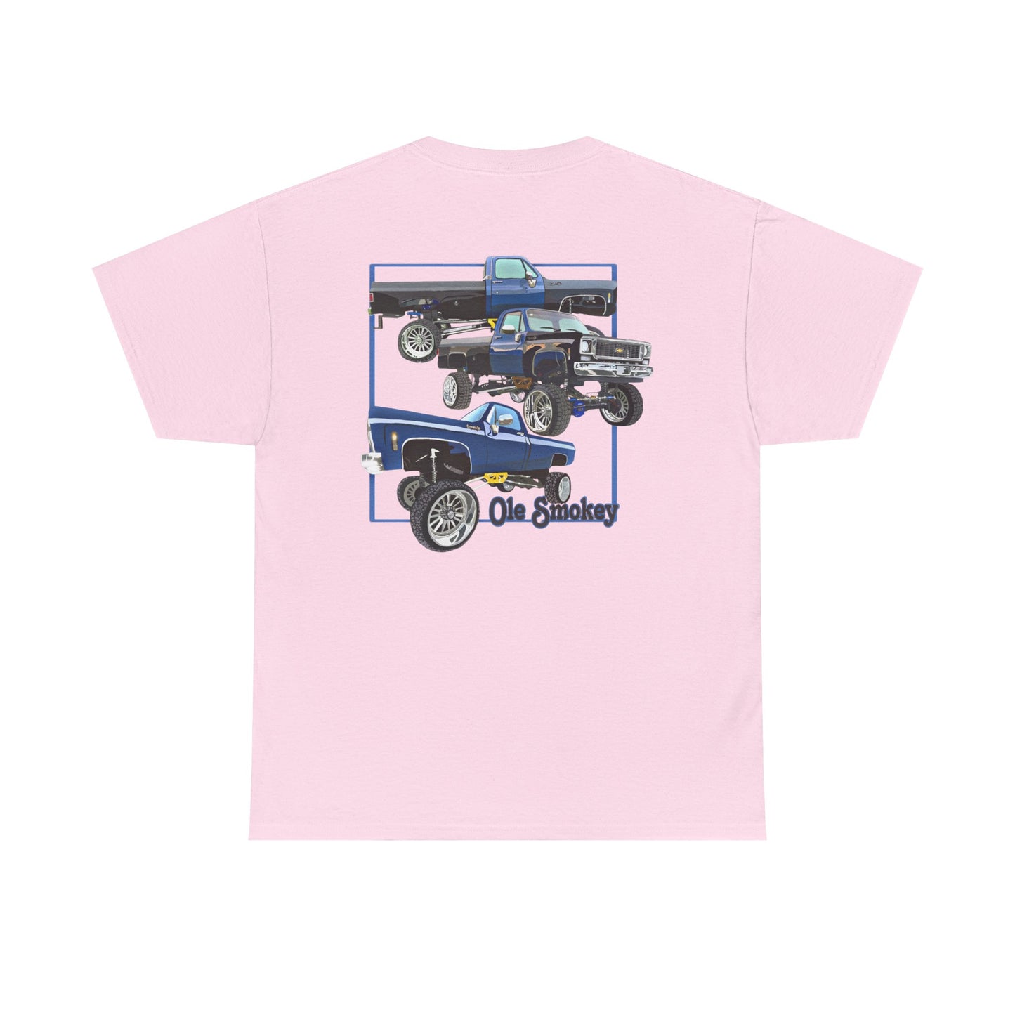 Classic Chevy Truck Tee — Vintage Blue Pickup Graphic Shirt