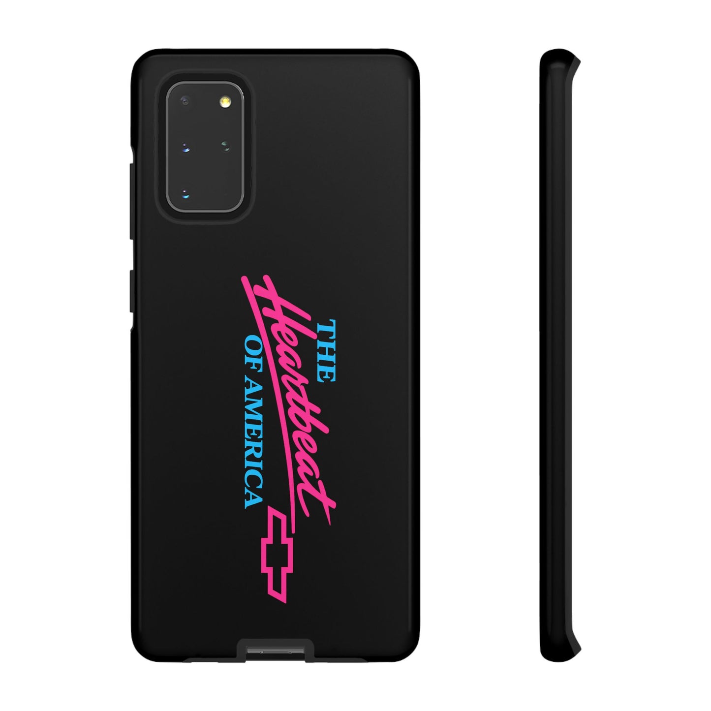 Phone Case — “The Heartbeat of America” Retro Chevy Logo, Slim Protective Cover