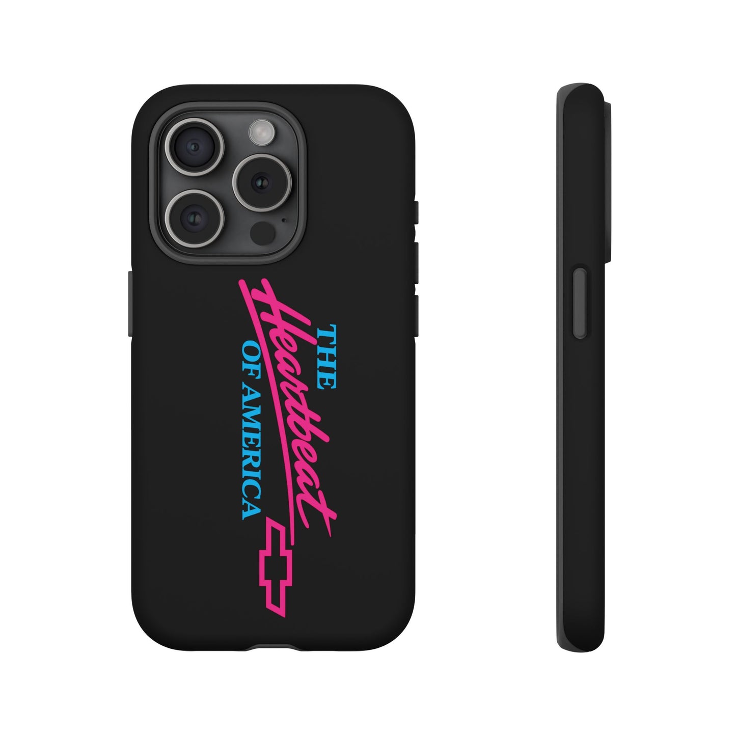 Phone Case — “The Heartbeat of America” Retro Chevy Logo, Slim Protective Cover