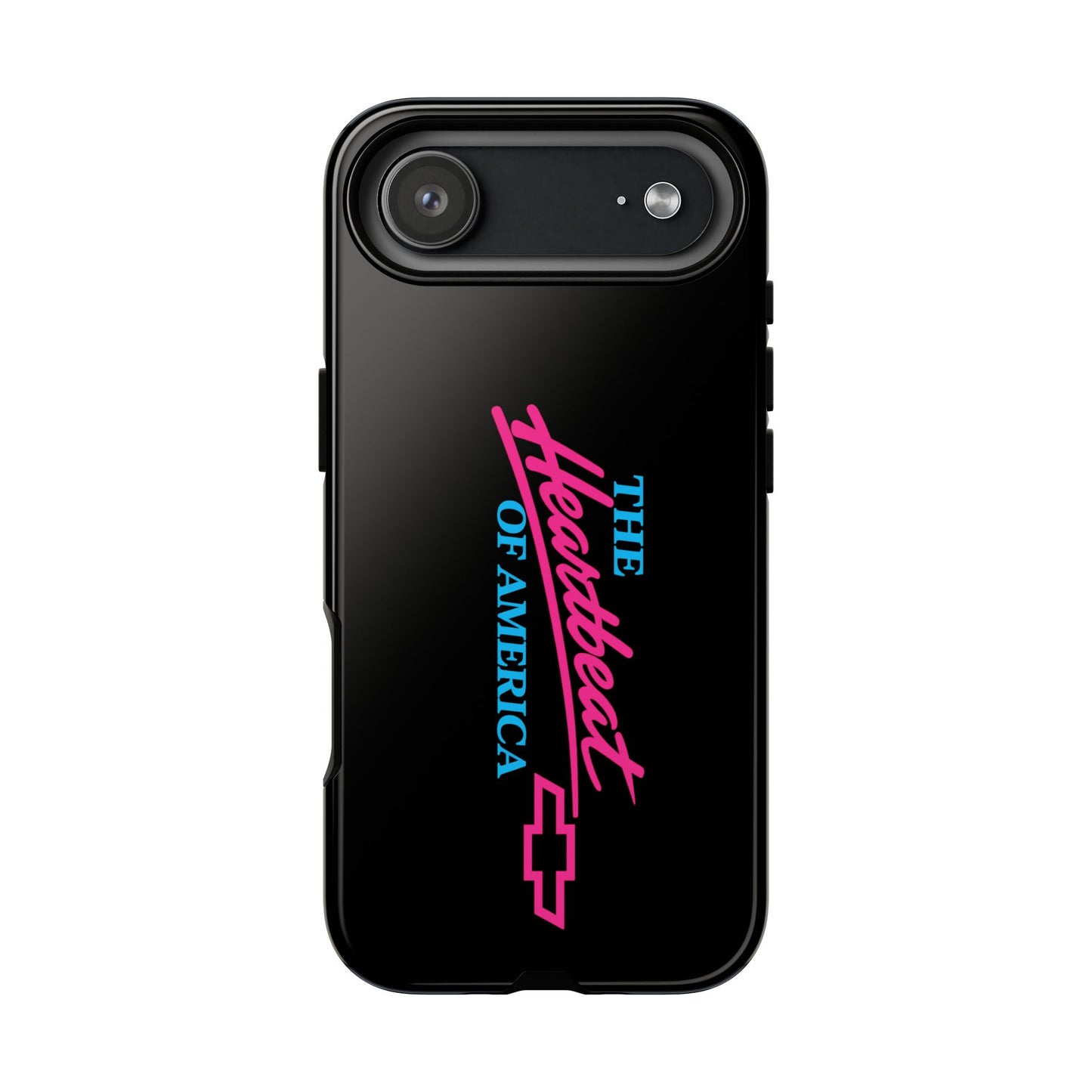 Phone Case — “The Heartbeat of America” Retro Chevy Logo, Slim Protective Cover