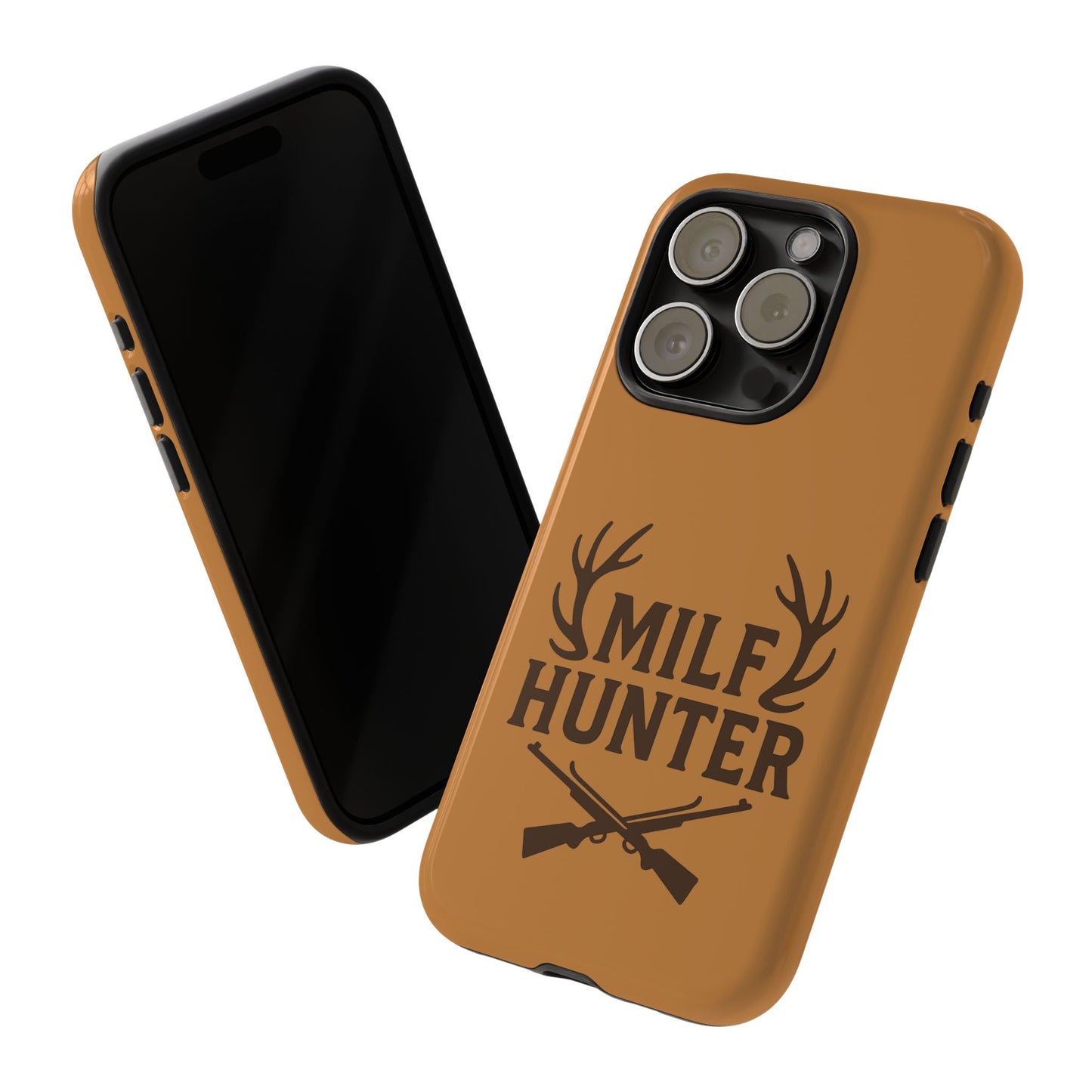Phone Case, Funny Milf Hunter Design for Tough Cases, Rugged Protective Cover,