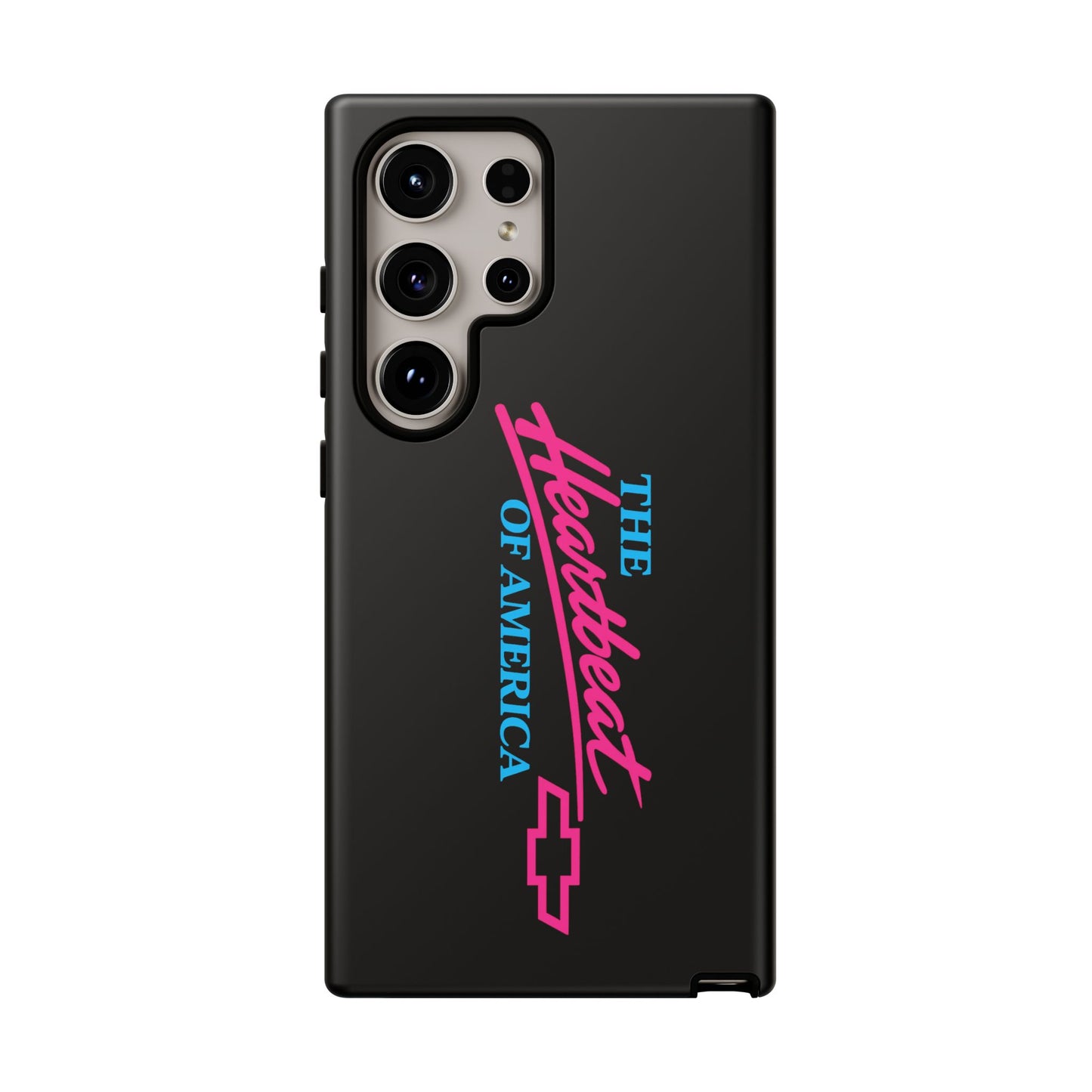 Phone Case — “The Heartbeat of America” Retro Chevy Logo, Slim Protective Cover