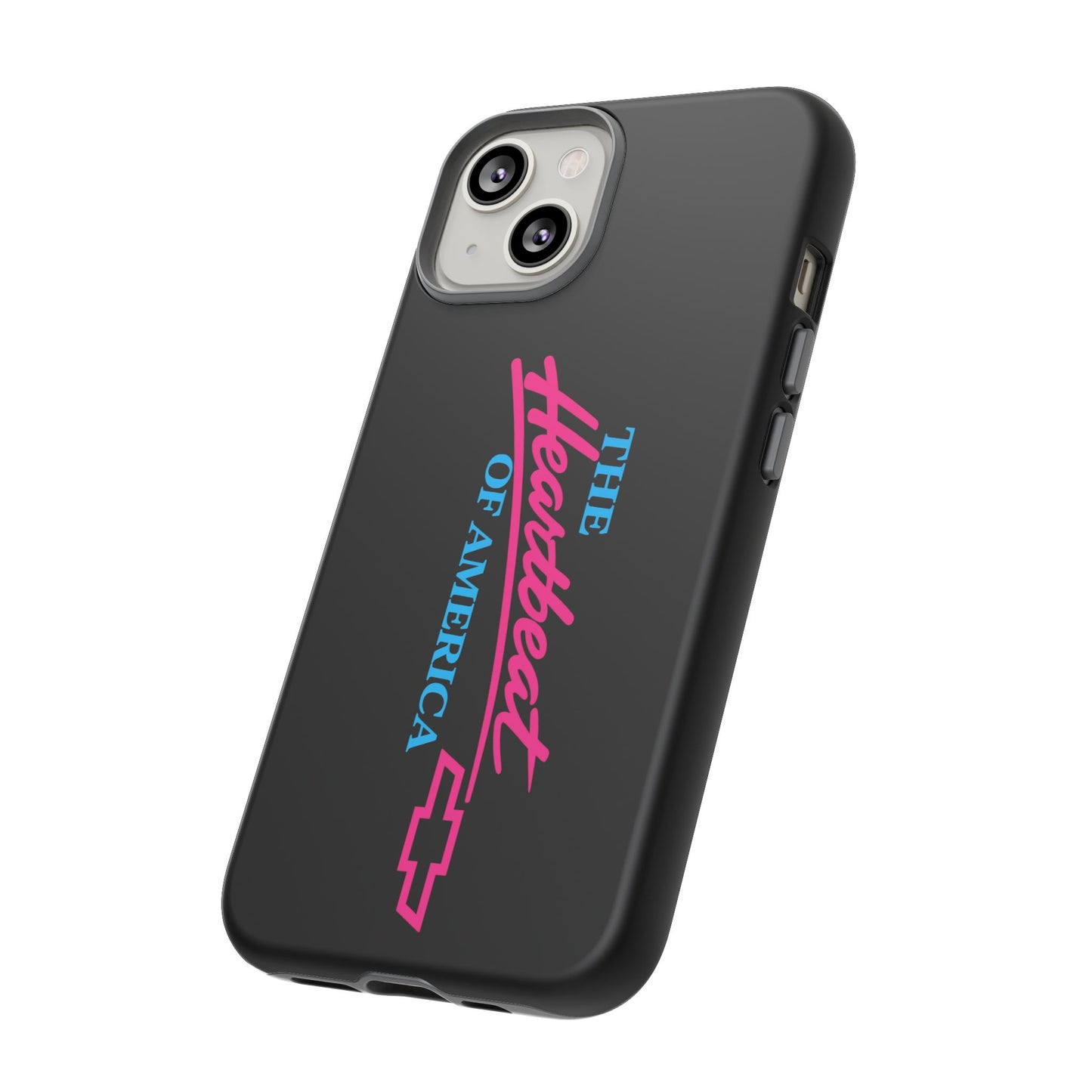 Phone Case — “The Heartbeat of America” Retro Chevy Logo, Slim Protective Cover