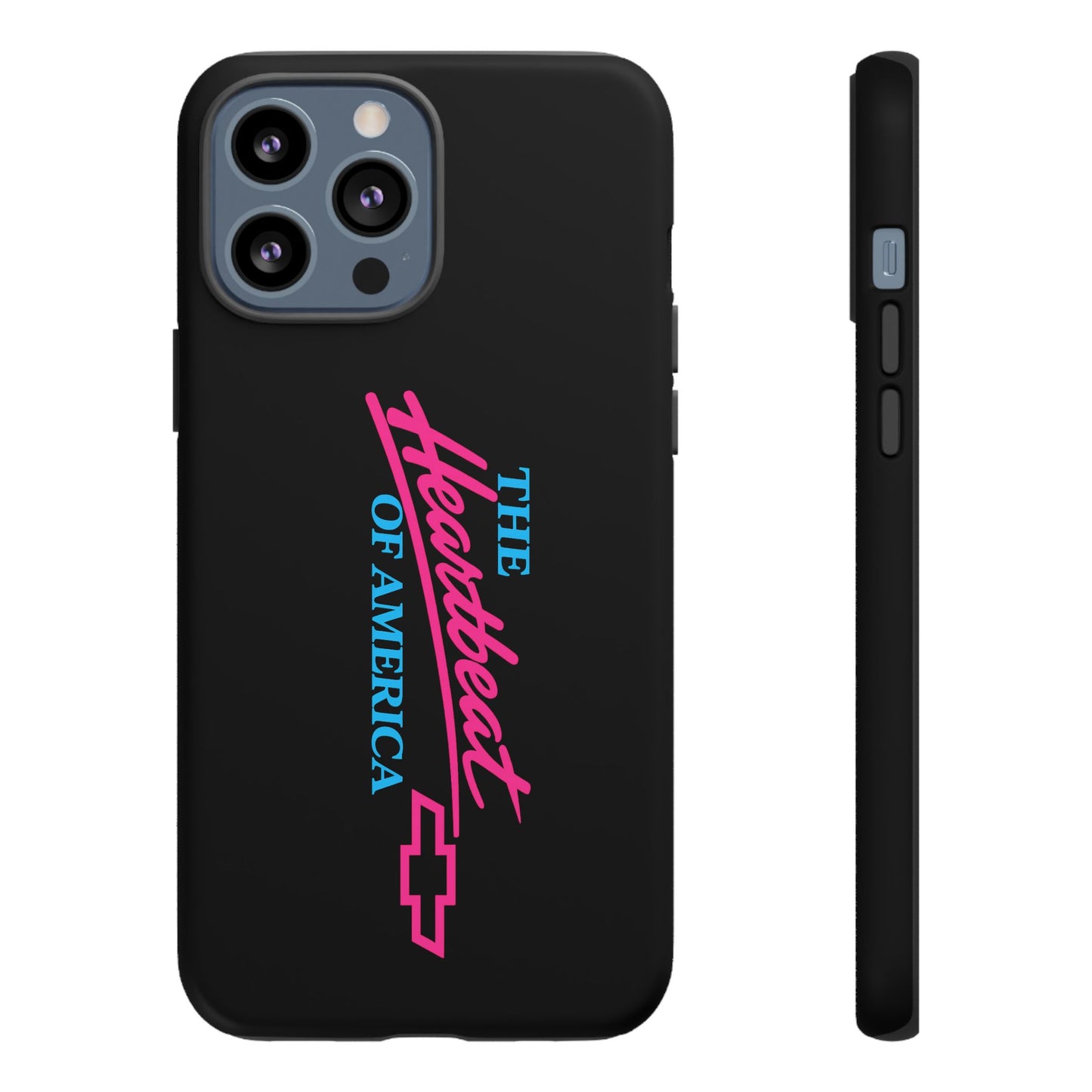 Phone Case — “The Heartbeat of America” Retro Chevy Logo, Slim Protective Cover