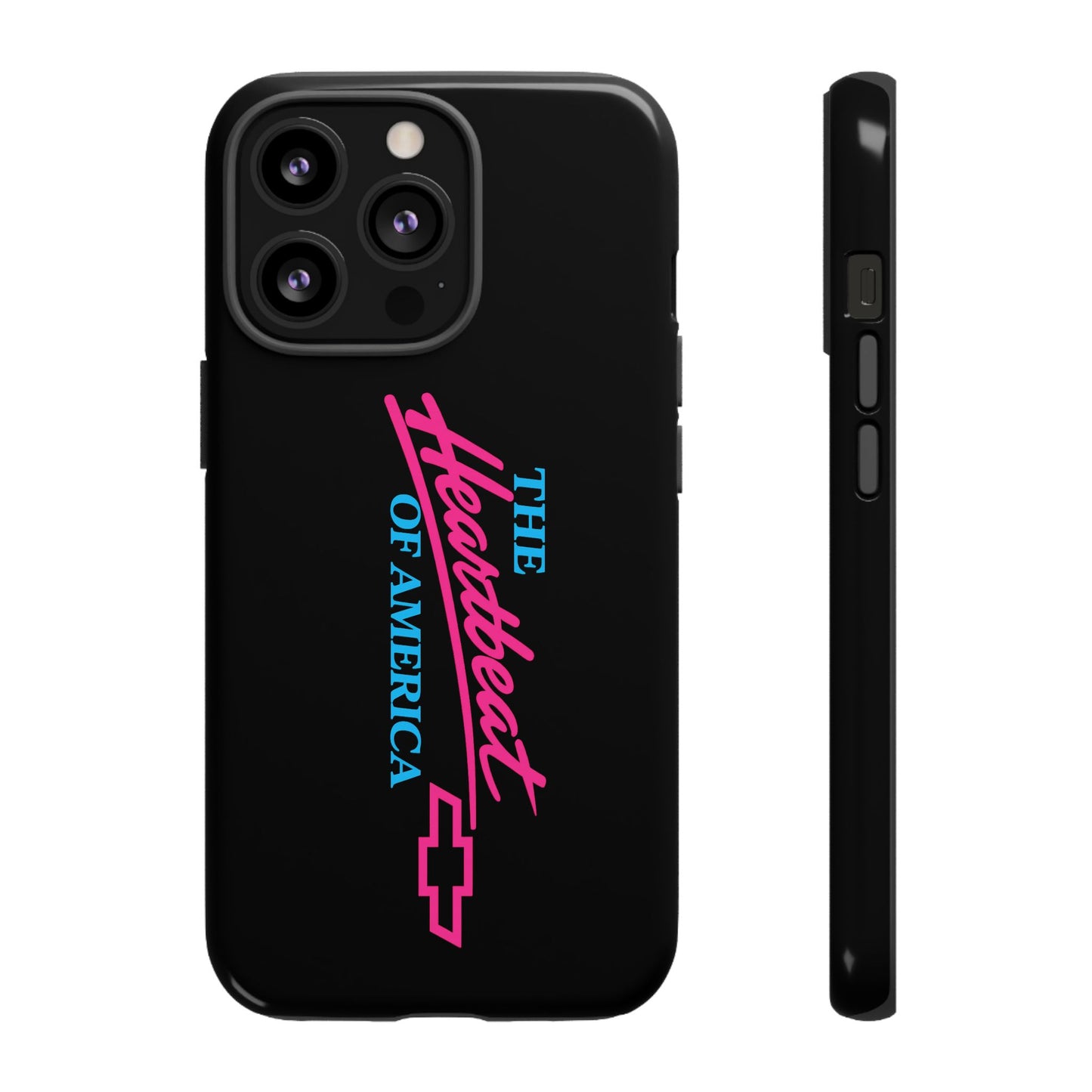 Phone Case — “The Heartbeat of America” Retro Chevy Logo, Slim Protective Cover
