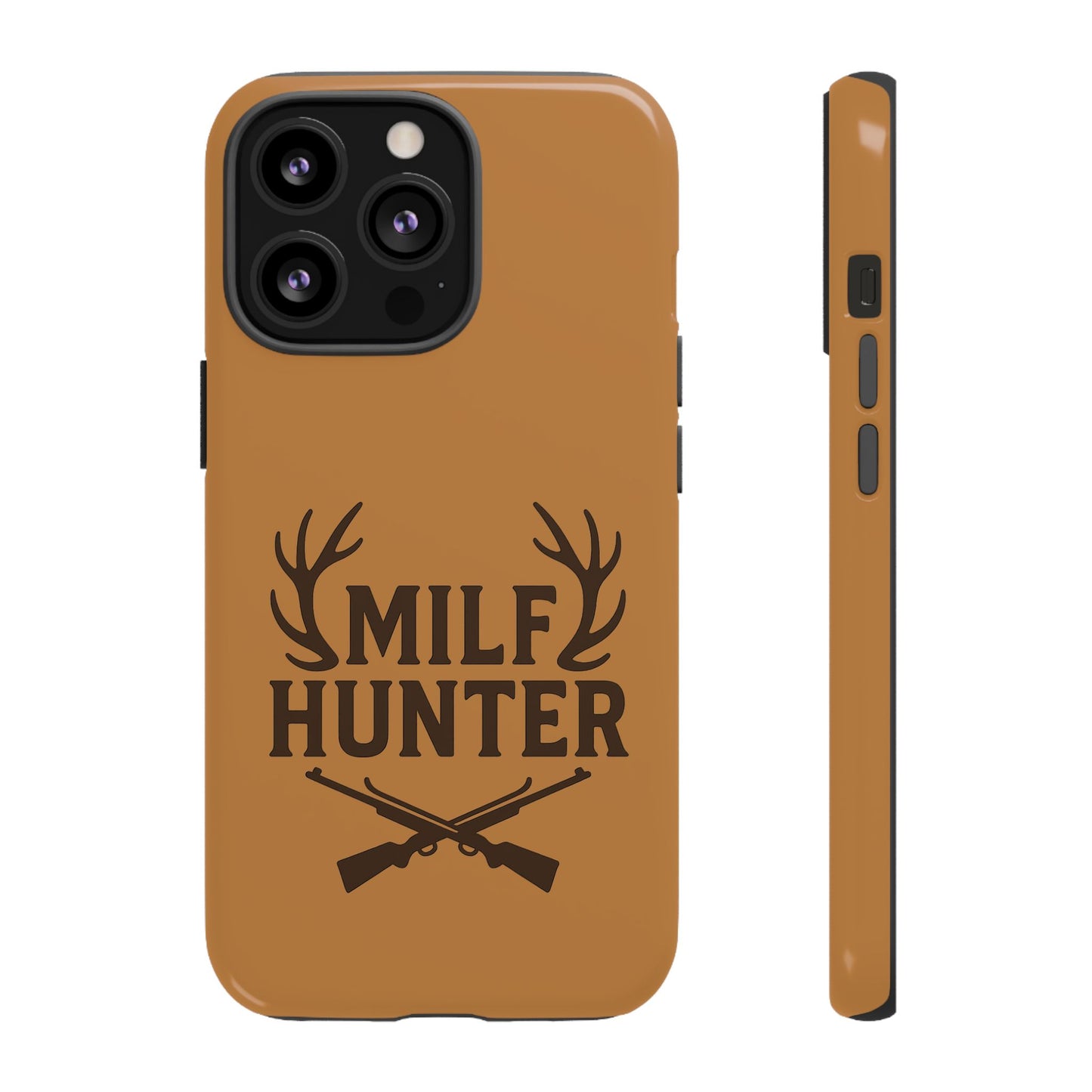 Phone Case, Funny Milf Hunter Design for Tough Cases, Rugged Protective Cover,