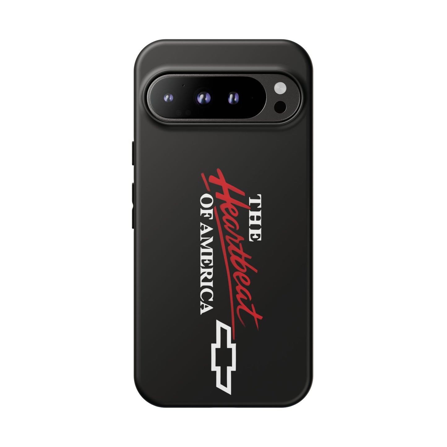 Chevy Phone Case, Tough Cases for Car Lovers, Vintage Style Cover, Heartbeat