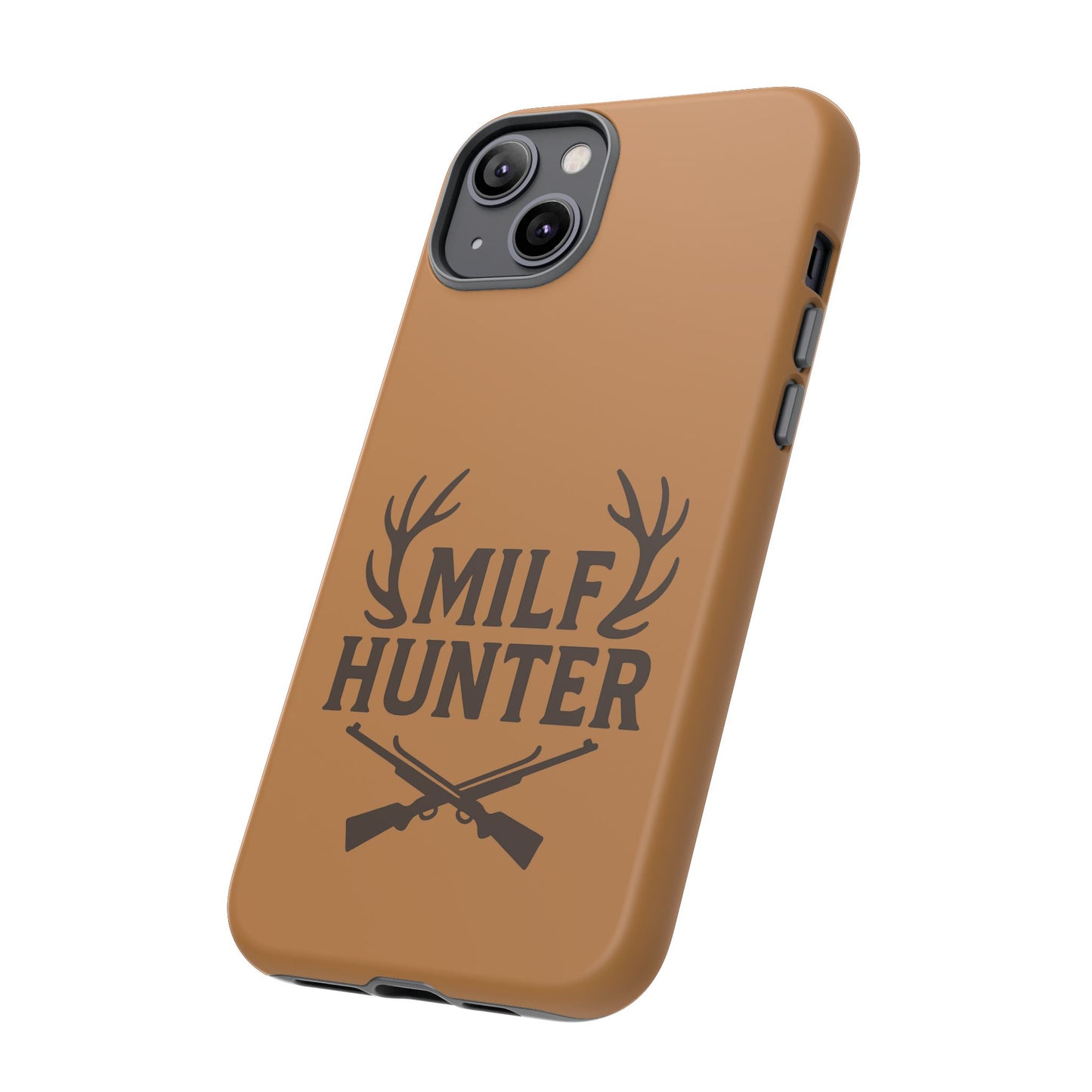 Phone Case, Funny Milf Hunter Design for Tough Cases, Rugged Protective Cover,