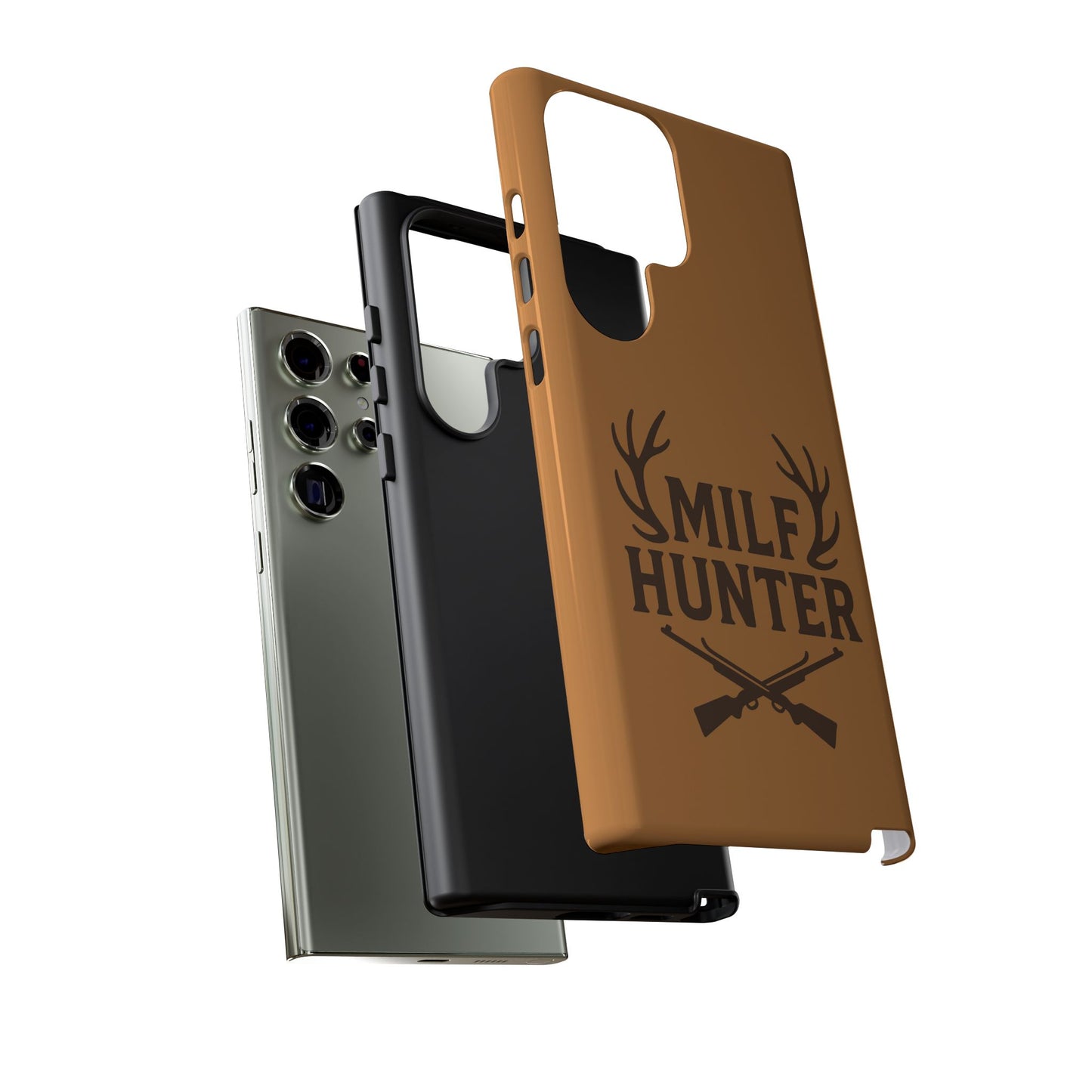 Phone Case, Funny Milf Hunter Design for Tough Cases, Rugged Protective Cover,