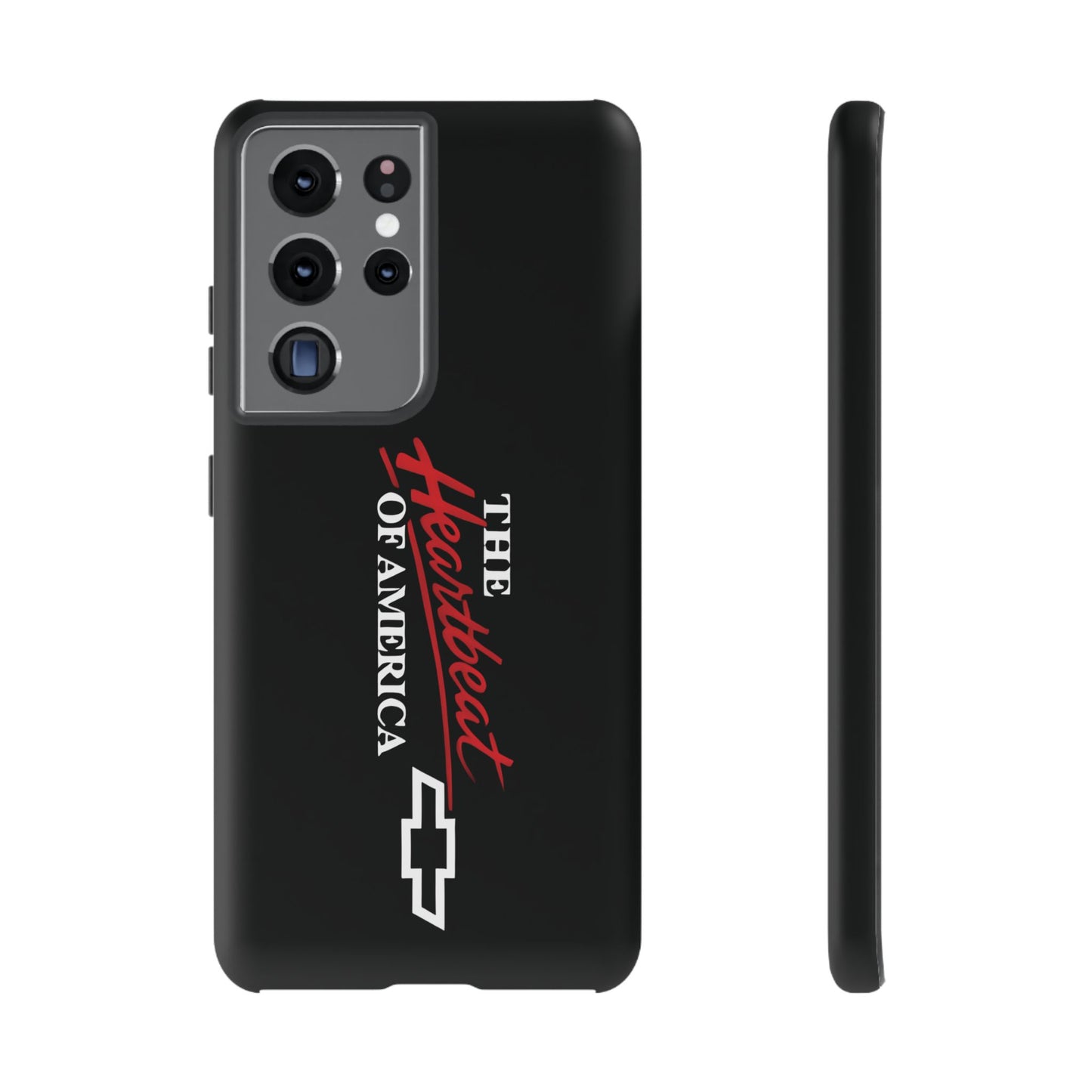 Chevy Phone Case, Tough Cases for Car Lovers, Vintage Style Cover, Heartbeat