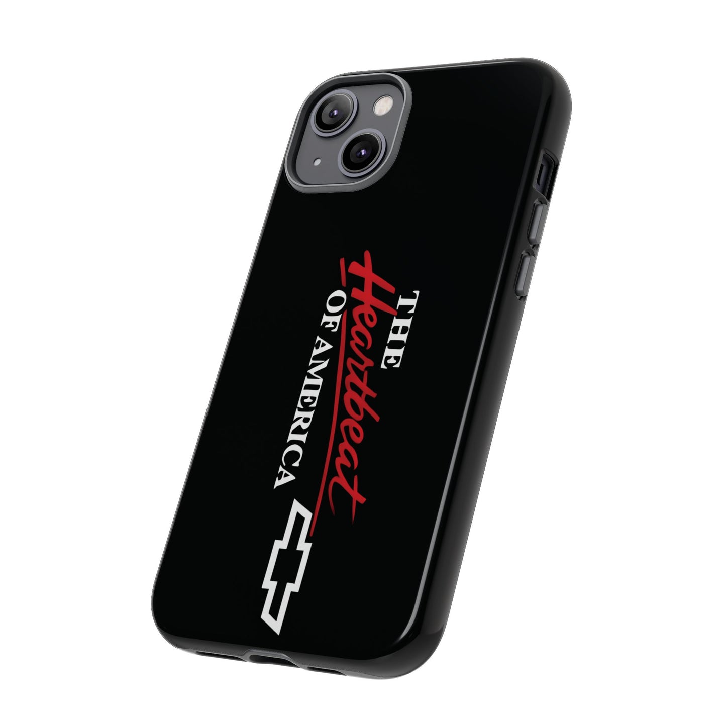 Chevy Phone Case, Tough Cases for Car Lovers, Vintage Style Cover, Heartbeat