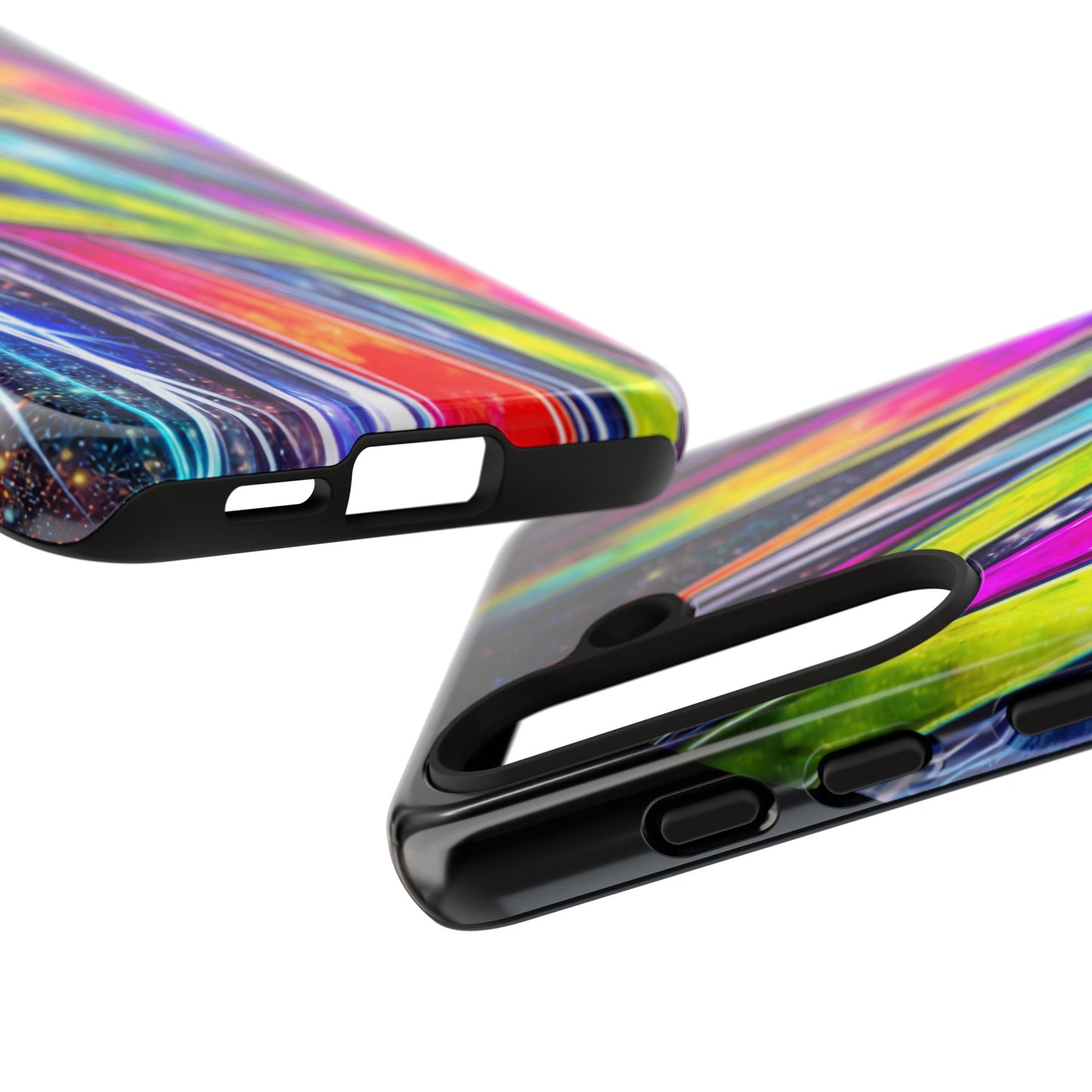 Neon Graffiti Phone Case | Tough Case, Vivid Abstract Street Art