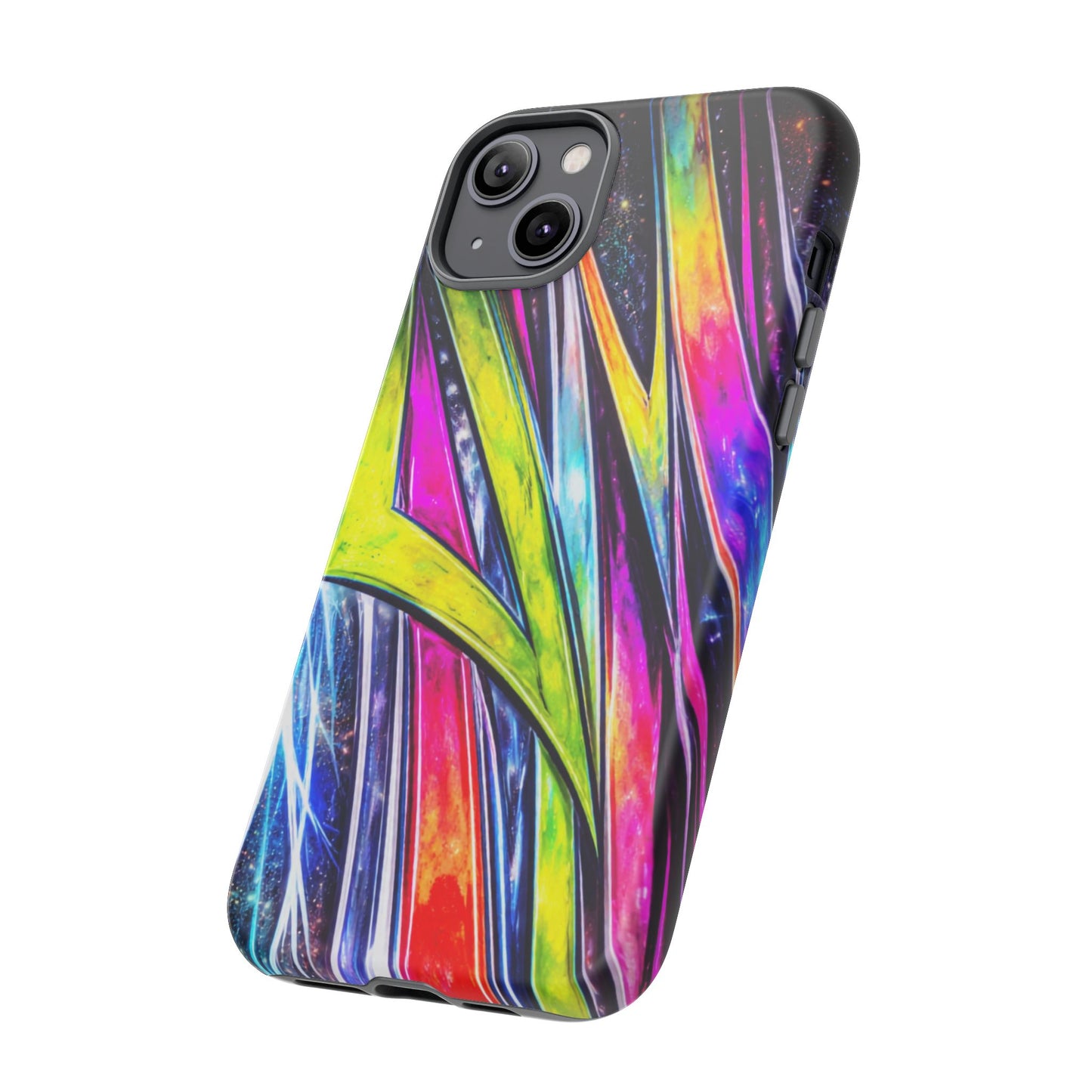 Neon Graffiti Phone Case | Tough Case, Vivid Abstract Street Art