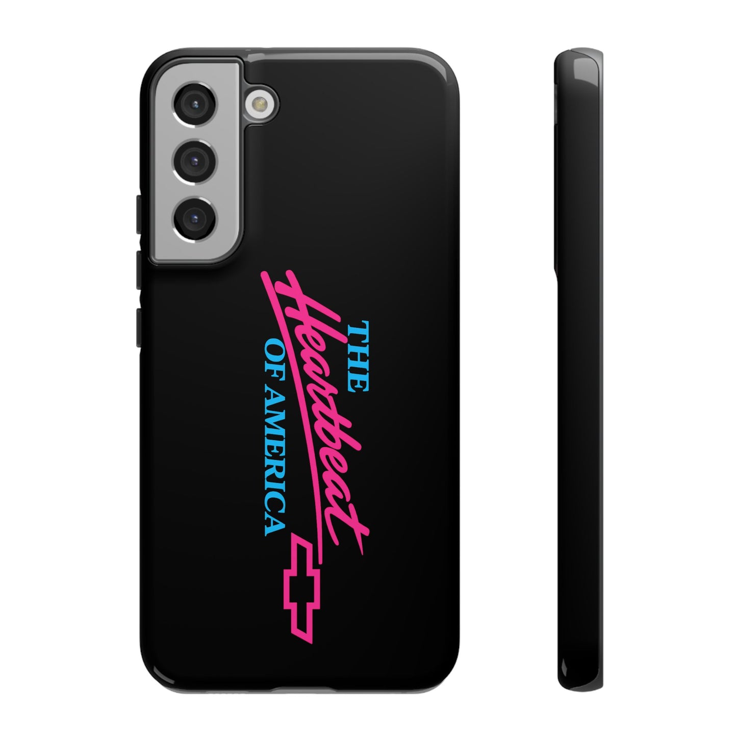 Phone Case — “The Heartbeat of America” Retro Chevy Logo, Slim Protective Cover