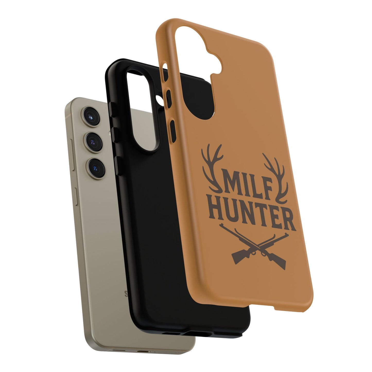 Phone Case, Funny Milf Hunter Design for Tough Cases, Rugged Protective Cover,