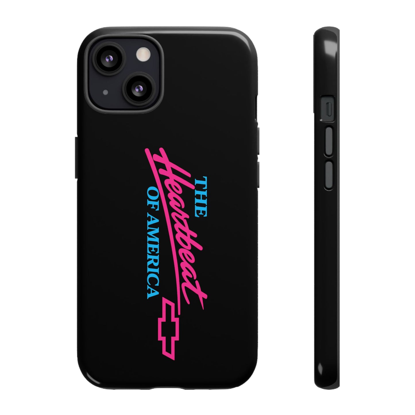 Phone Case — “The Heartbeat of America” Retro Chevy Logo, Slim Protective Cover