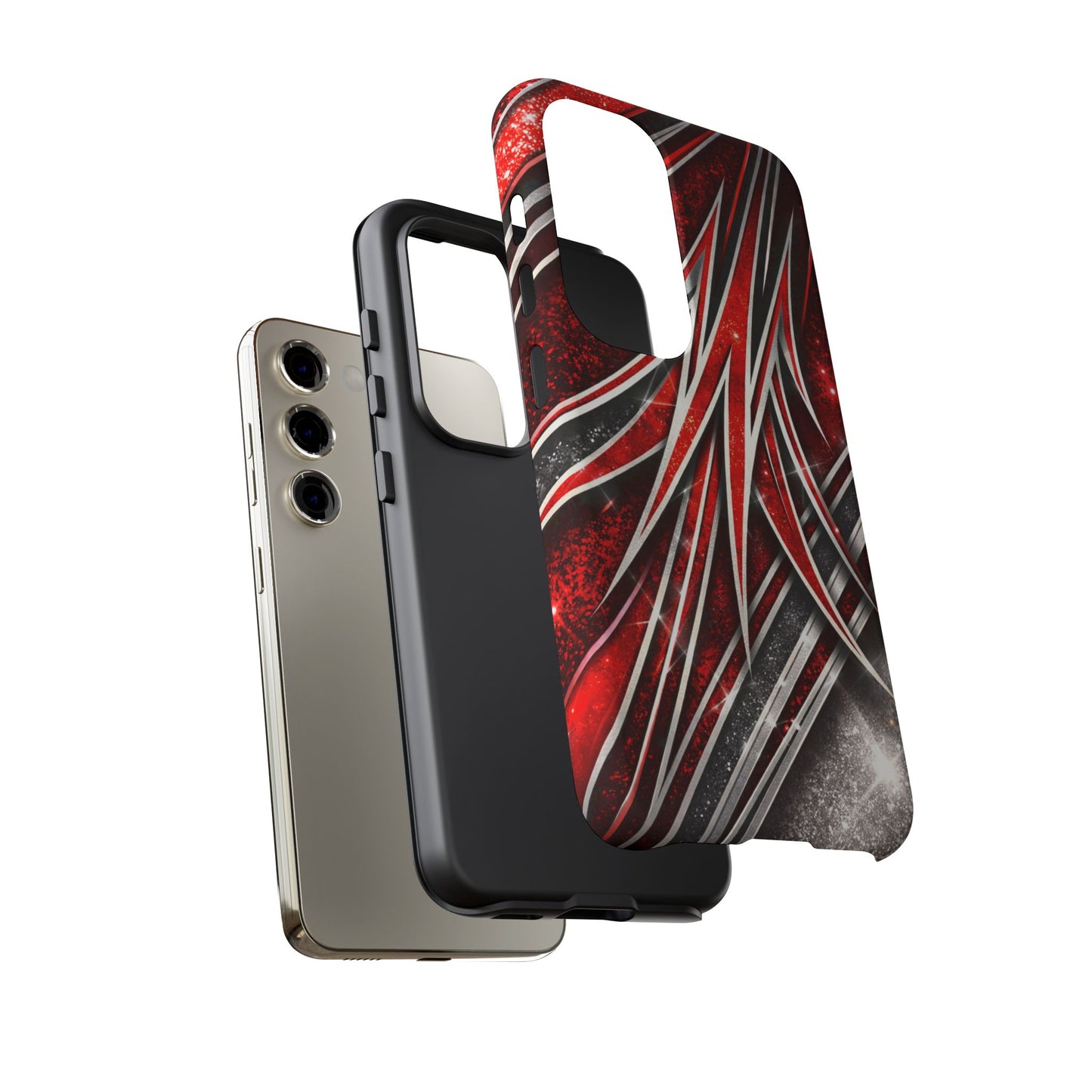 Mini Truck Inspired Pinstripe Graphic Heavy Duty Phone Case