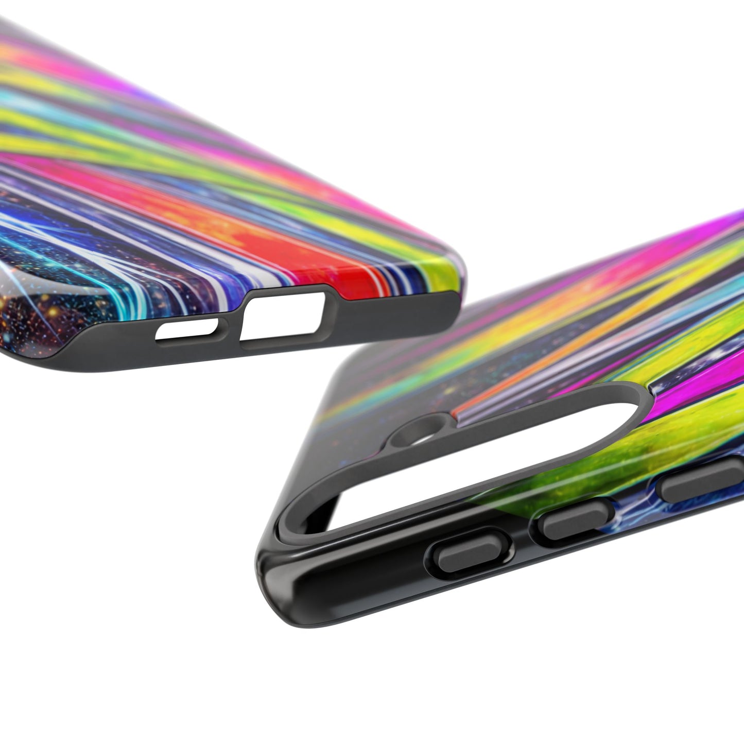 Neon Graffiti Phone Case | Tough Case, Vivid Abstract Street Art