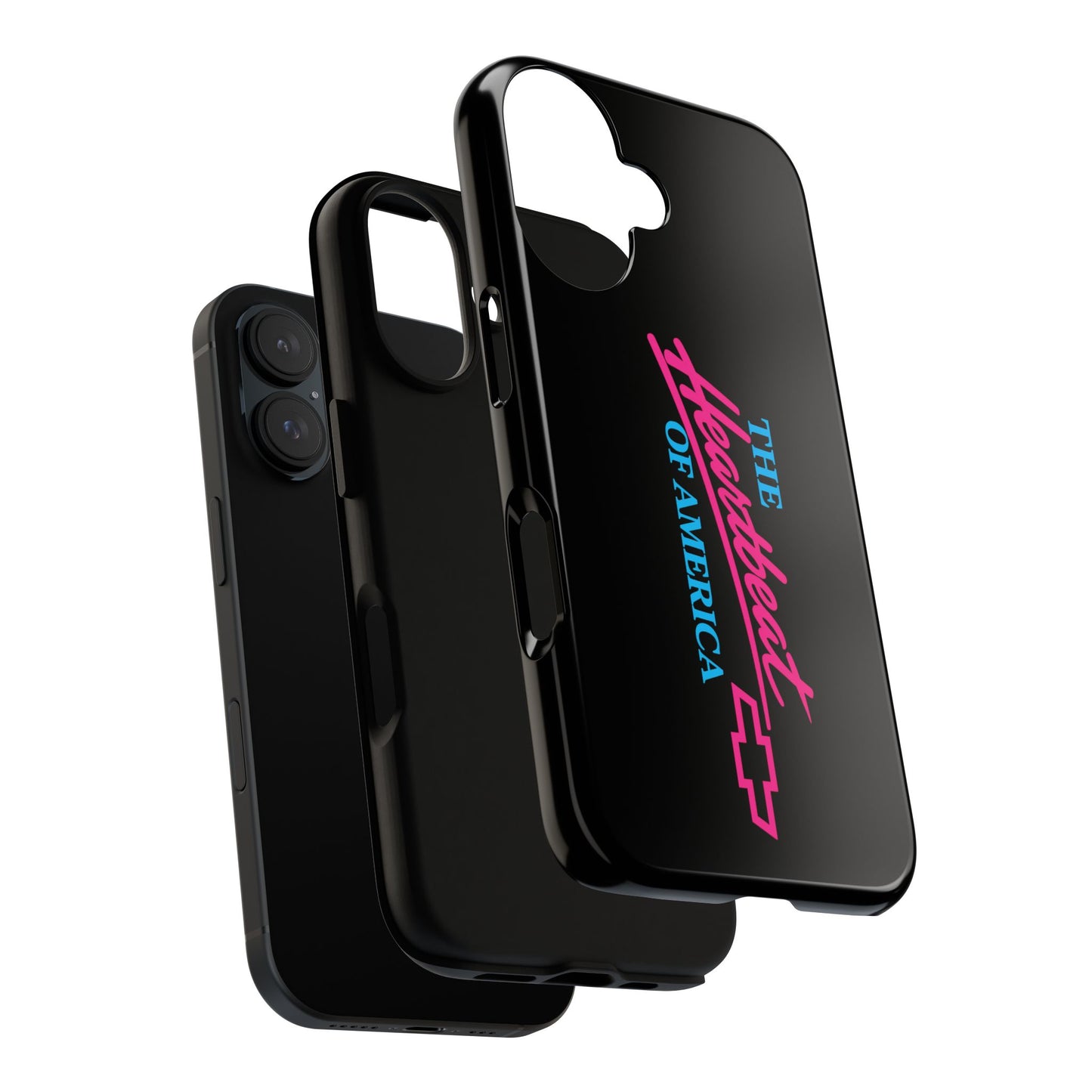 Phone Case — “The Heartbeat of America” Retro Chevy Logo, Slim Protective Cover