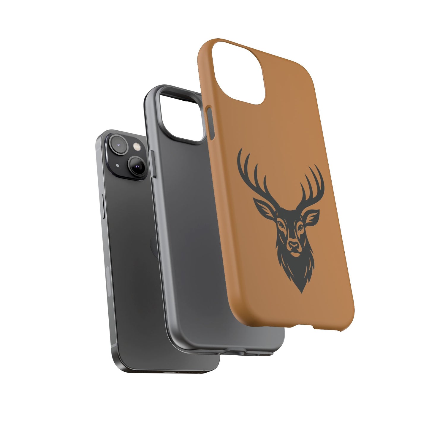 Phone Cases, Deer Buck with Antlers Wildlife Nature Design, Animal Lover Gift,