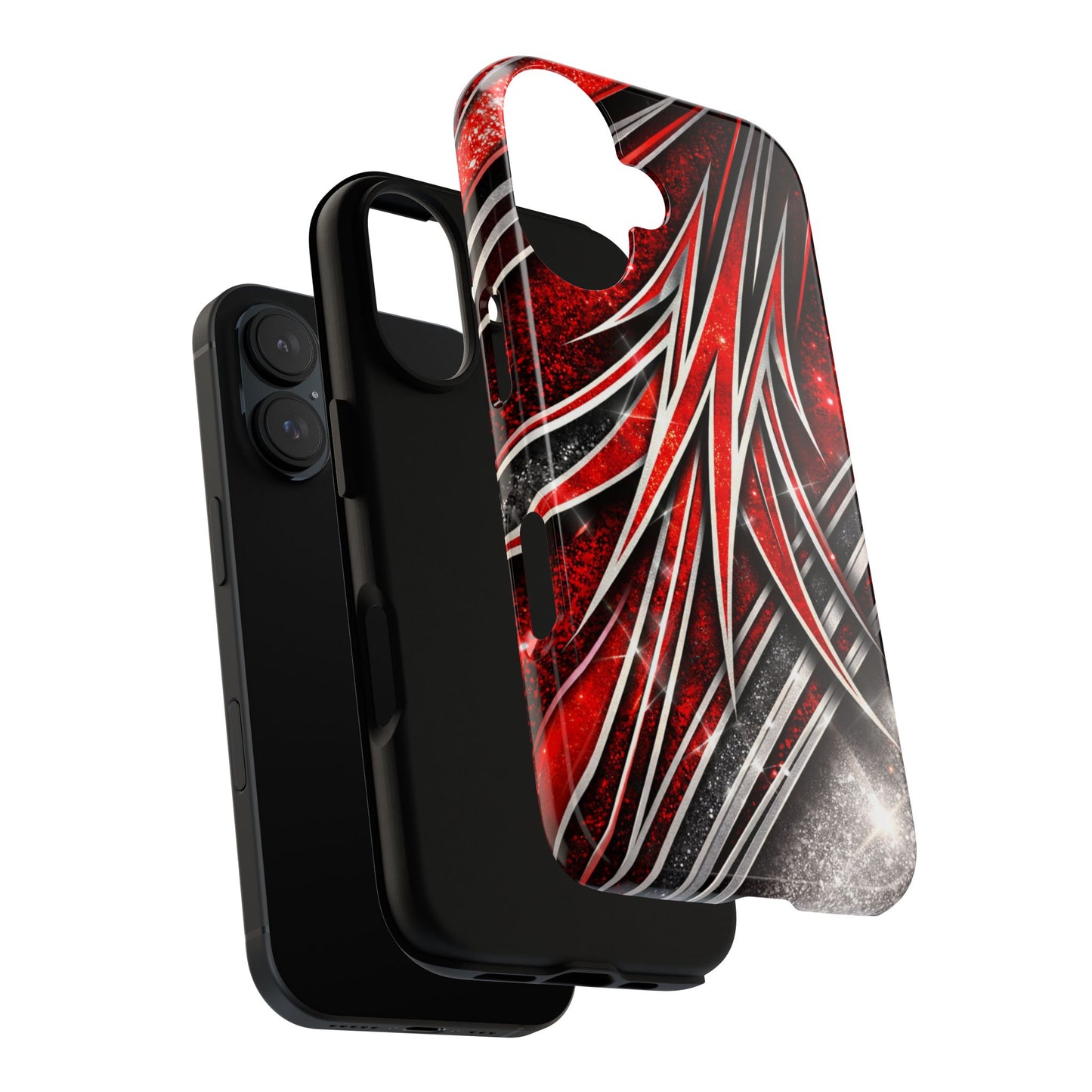 Mini Truck Inspired Pinstripe Graphic Heavy Duty Phone Case
