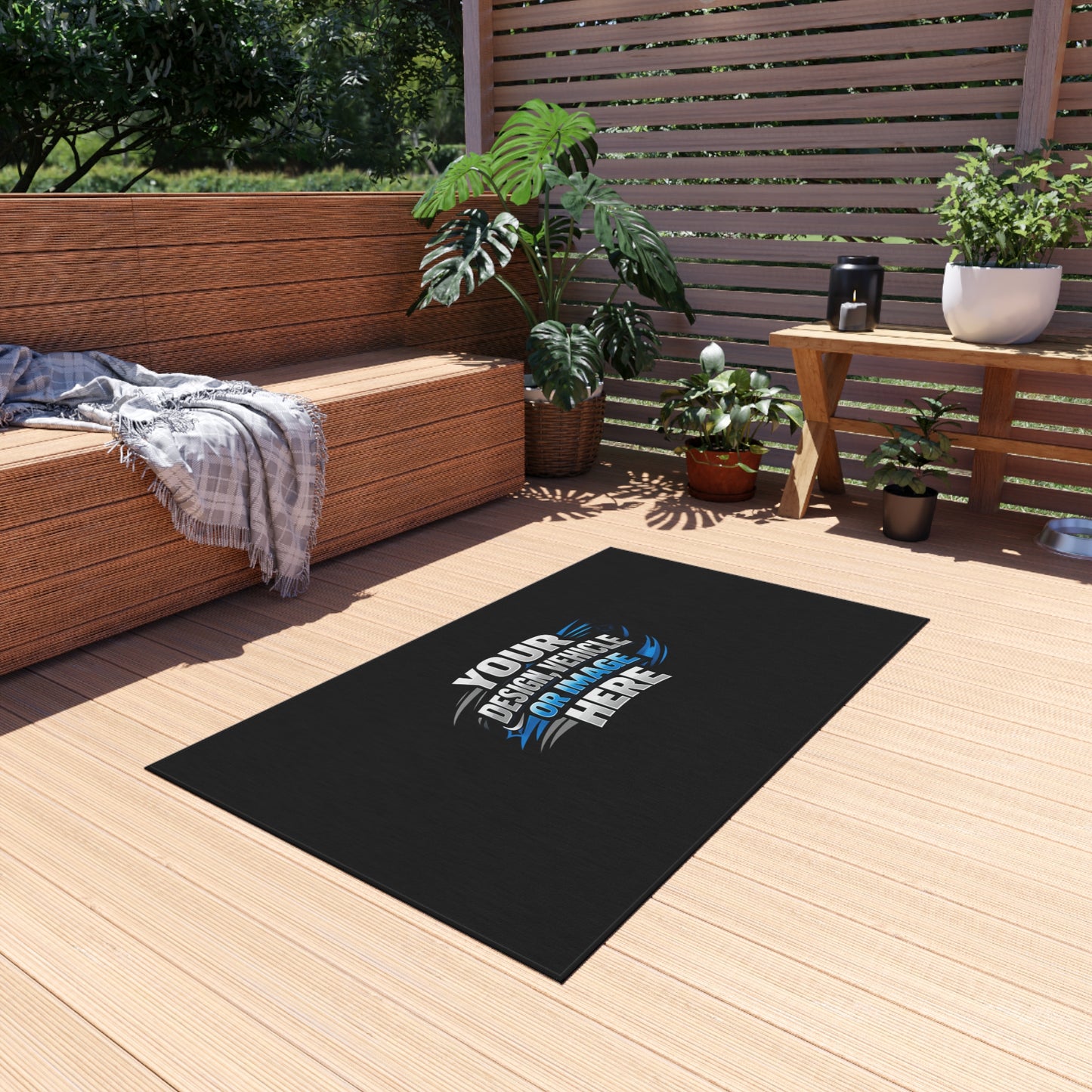 Custom Outdoor Rug — Personalized Design, Vehicle or Image Print