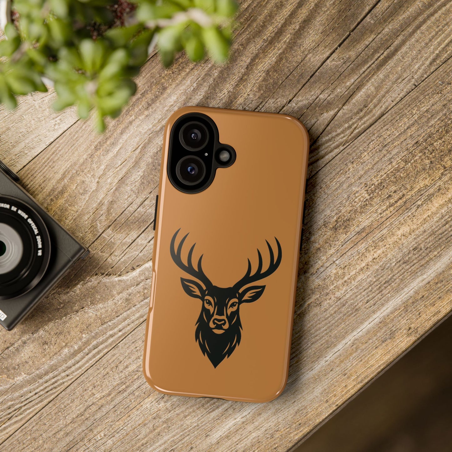 Phone Cases, Deer Buck with Antlers Wildlife Nature Design, Animal Lover Gift,