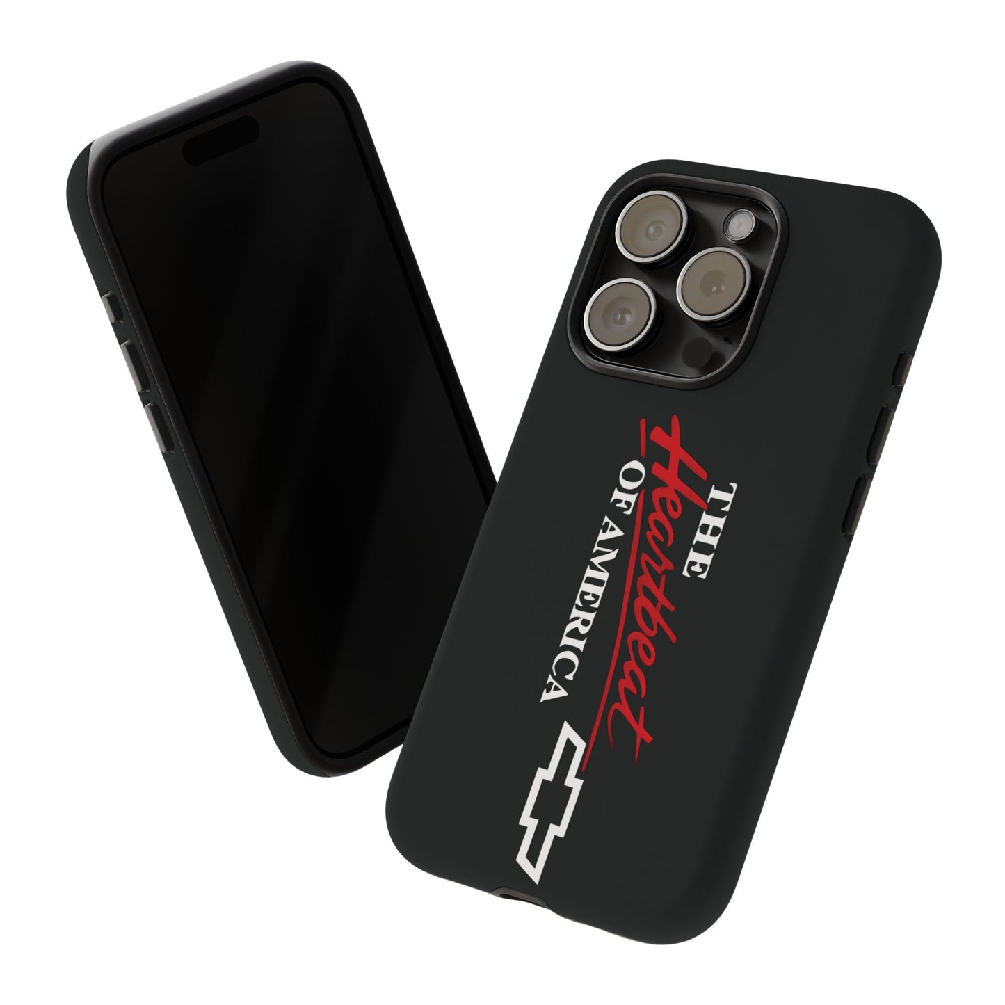 Chevy Phone Case, Tough Cases for Car Lovers, Vintage Style Cover, Heartbeat