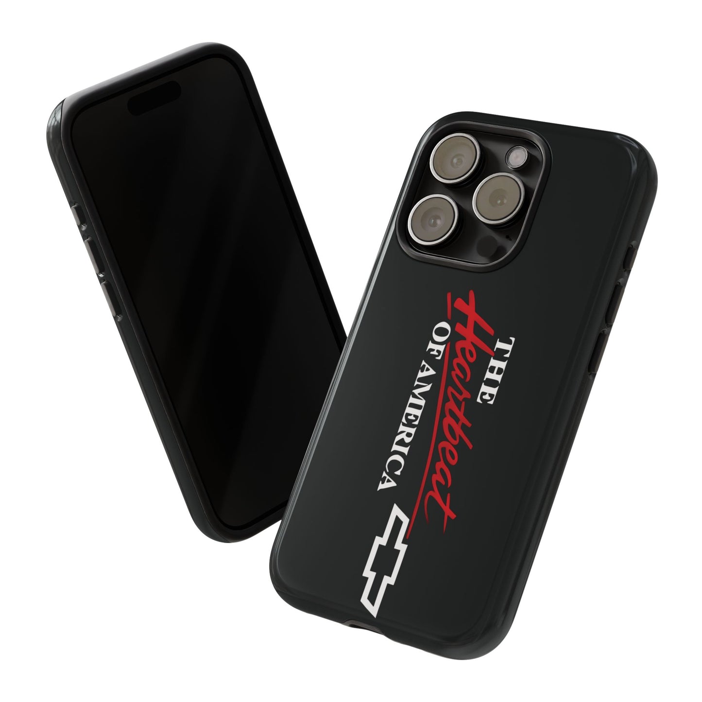 Chevy Phone Case, Tough Cases for Car Lovers, Vintage Style Cover, Heartbeat