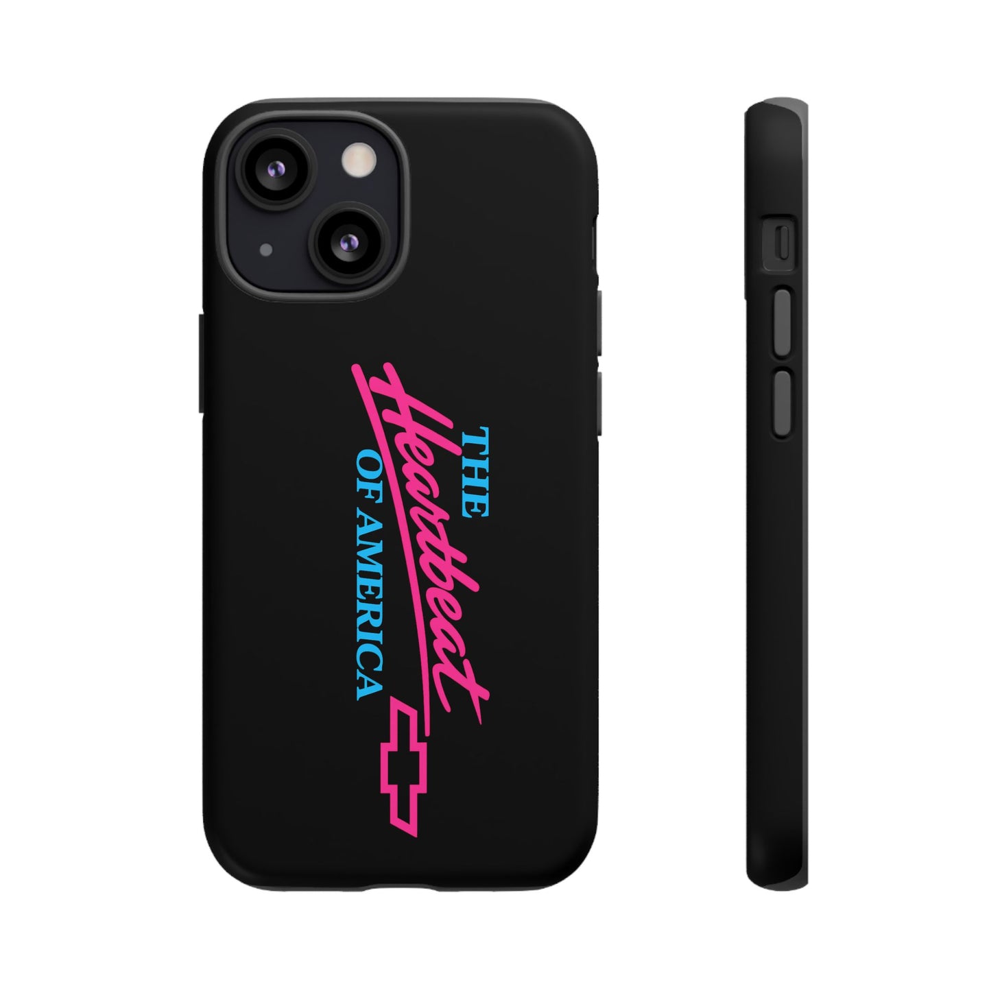 Phone Case — “The Heartbeat of America” Retro Chevy Logo, Slim Protective Cover