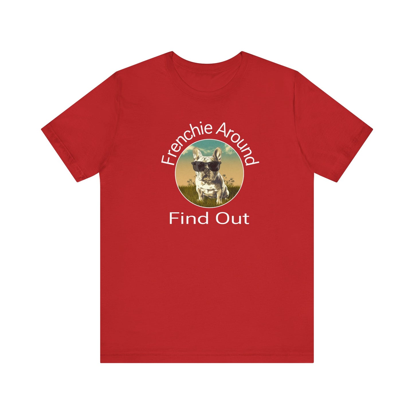 French Bulldog Unisex Tee, Dog Lover Shirt, Animal Graphic Tee, Short Sleeve
