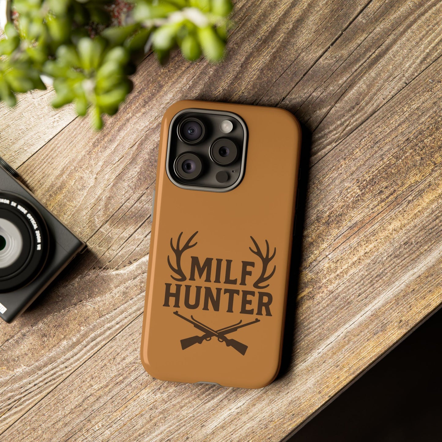 Phone Case, Funny Milf Hunter Design for Tough Cases, Rugged Protective Cover,