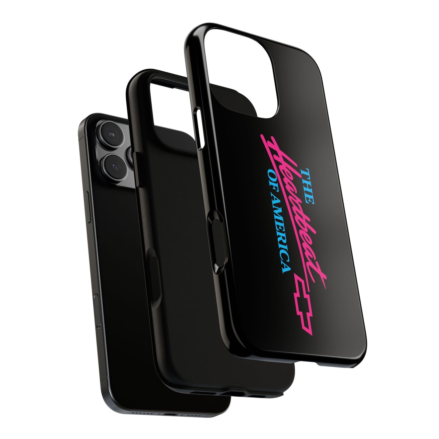 Phone Case — “The Heartbeat of America” Retro Chevy Logo, Slim Protective Cover
