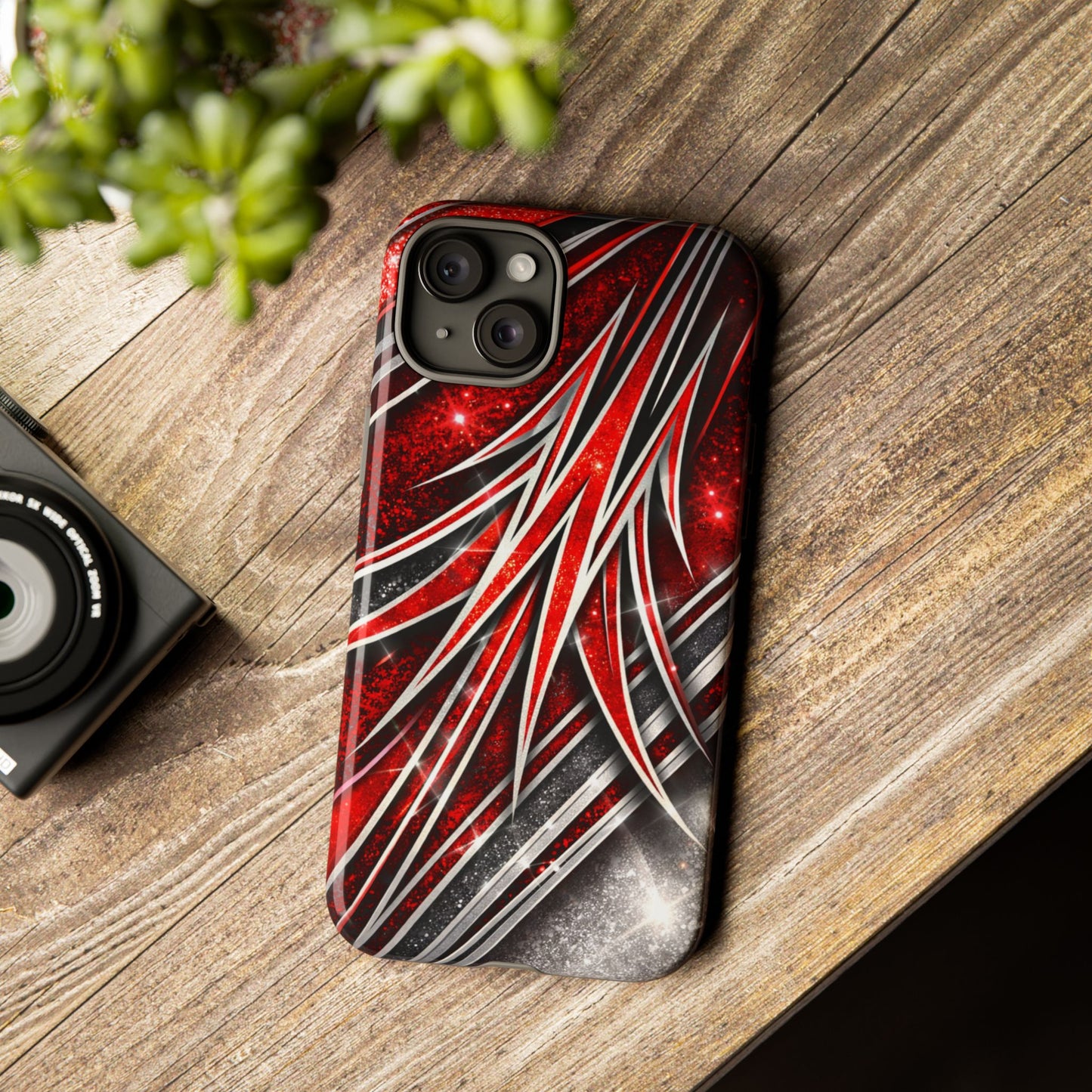 Mini Truck Inspired Pinstripe Graphic Heavy Duty Phone Case