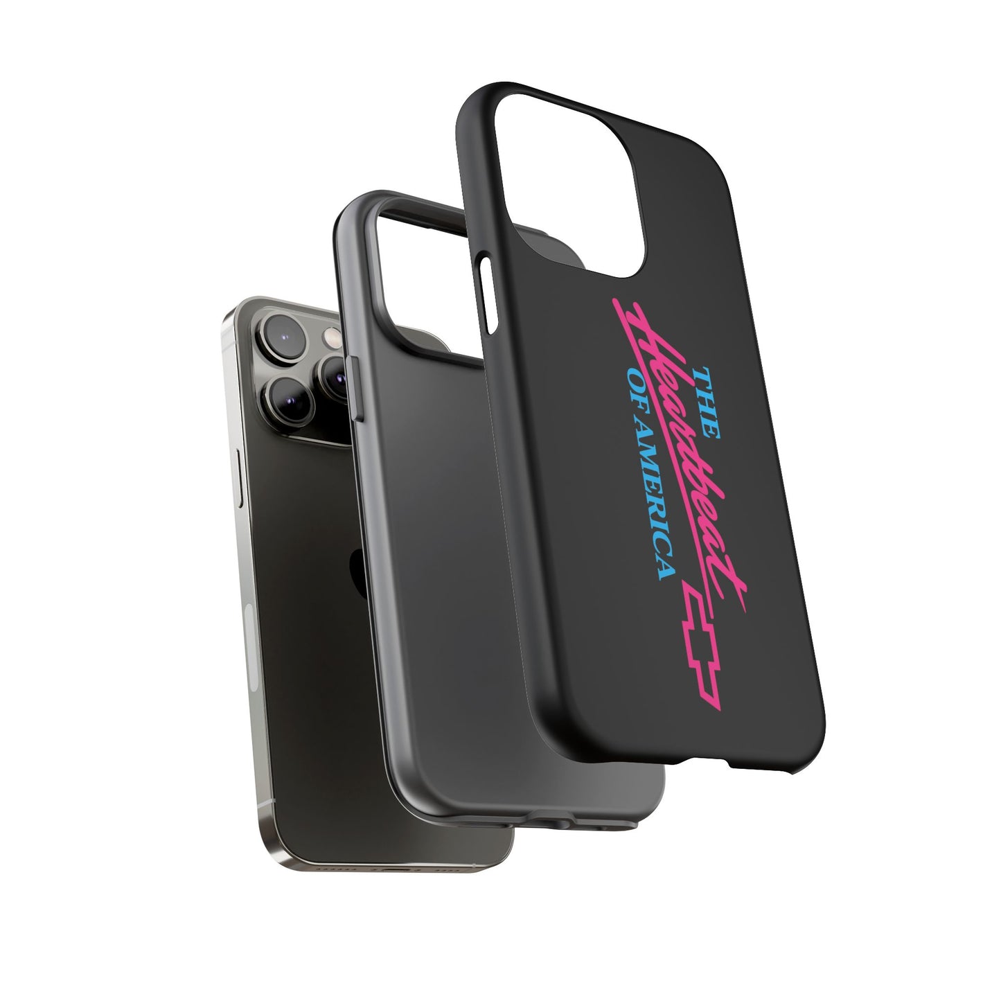Phone Case — “The Heartbeat of America” Retro Chevy Logo, Slim Protective Cover