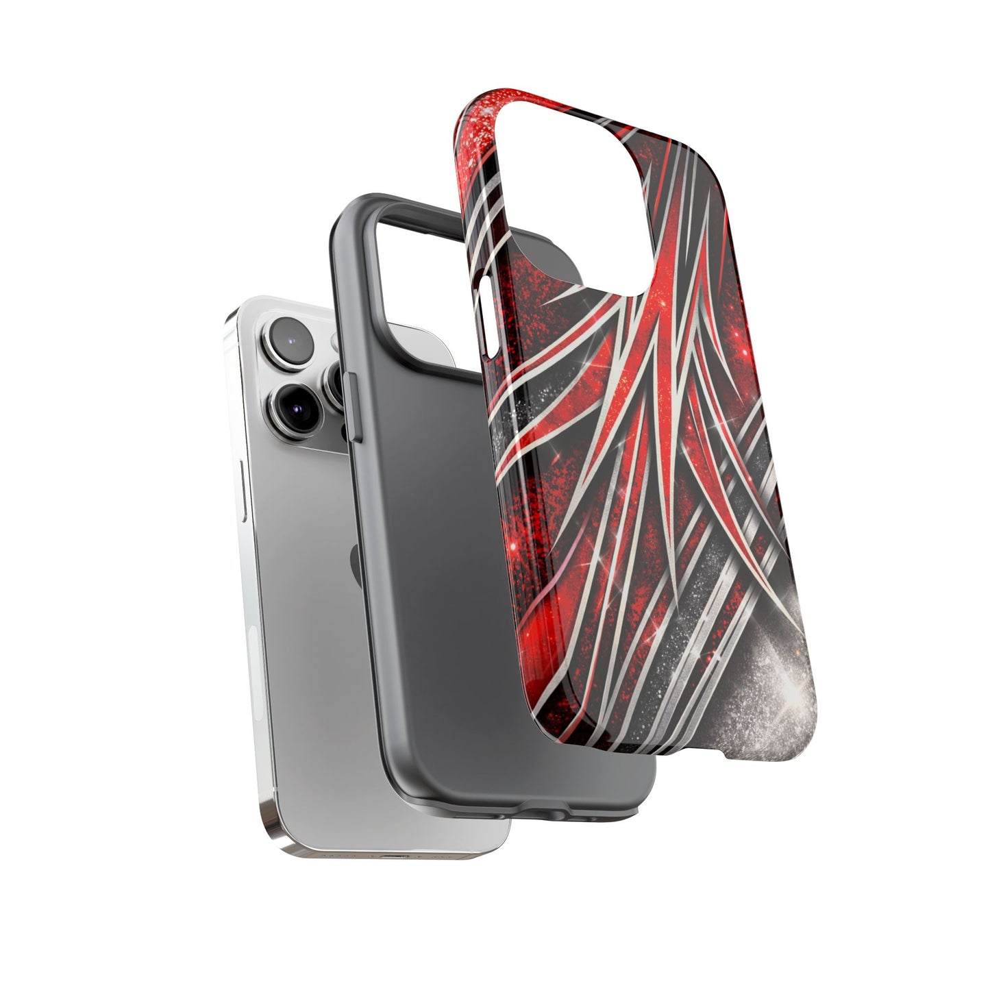 Mini Truck Inspired Pinstripe Graphic Heavy Duty Phone Case