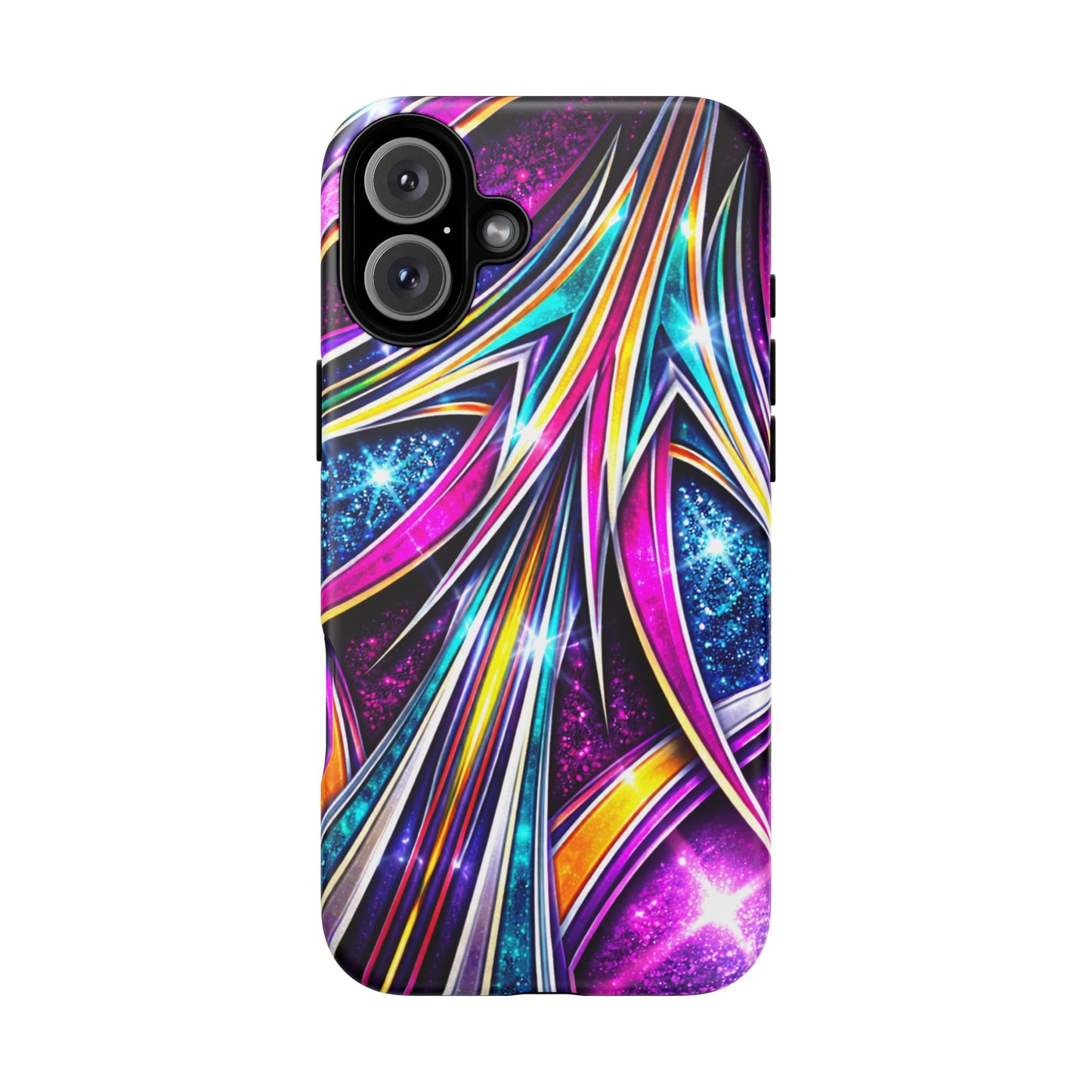Custom Lowrider Pinstripe Swirl Tough Phone Case – Impact Resistant
