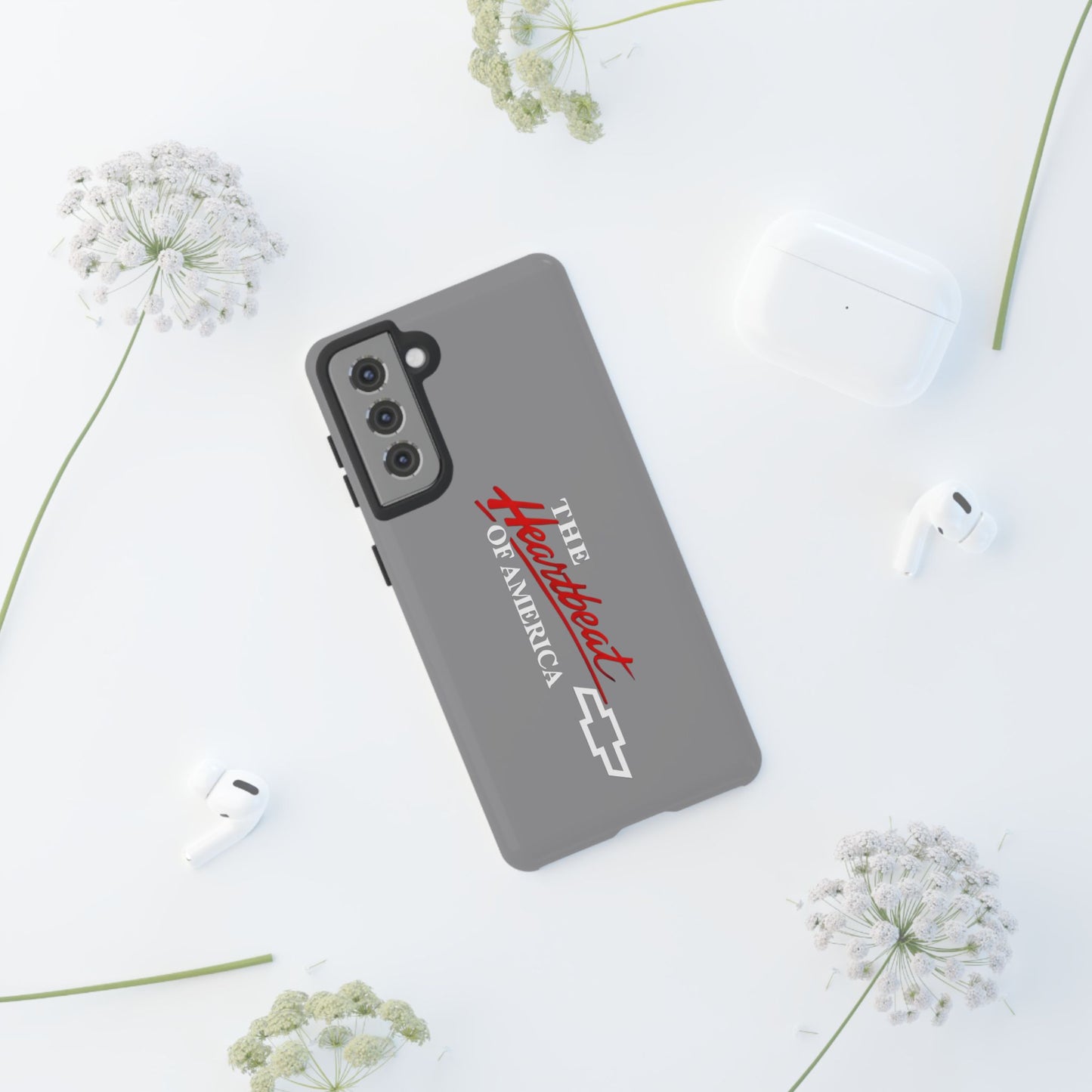 Phone Cases, Heartbeat of America Tough Case - Patriotic Gift, American Flag