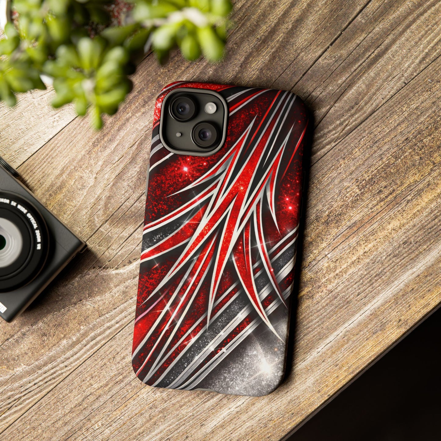 Mini Truck Inspired Pinstripe Graphic Heavy Duty Phone Case