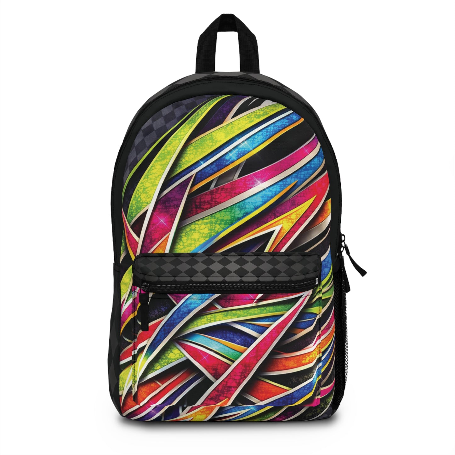 Minitruck Pinstripe Graphic Backpack  Street Style Custom Design